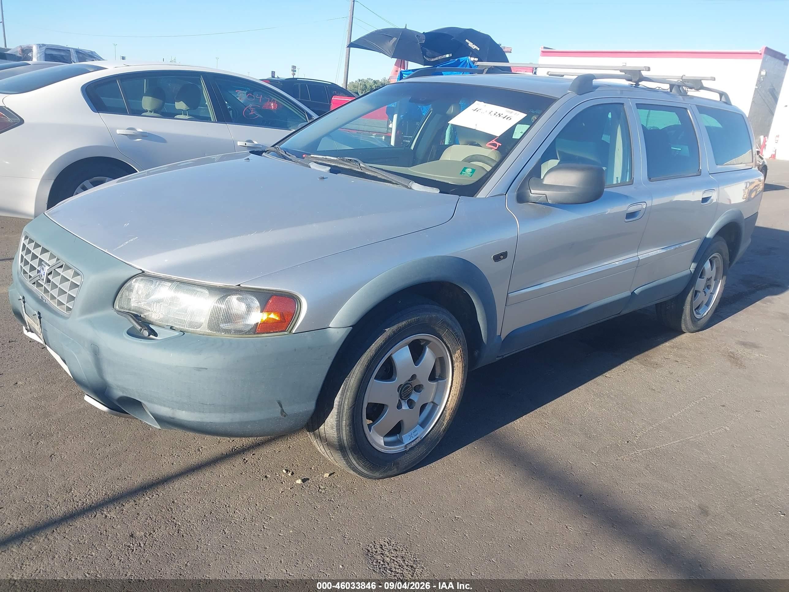 2004 Volvo Xc70 2.5t Silver vin: YV1SZ59HX41148199