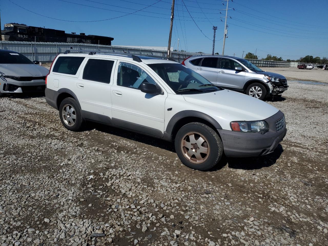 2004 Volvo Xc70 White vin: YV1SZ59HX41159008