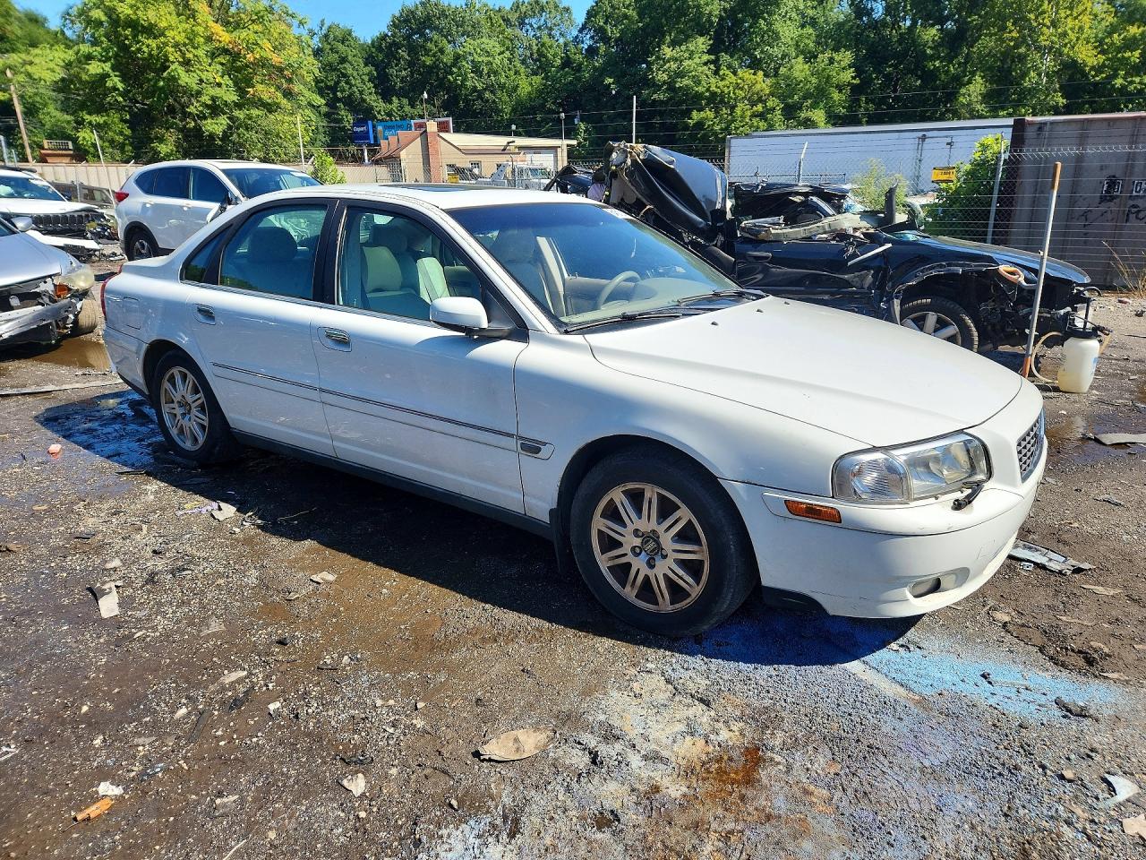 2005 Volvo S80 2.5t White vin: YV1TH592051411711