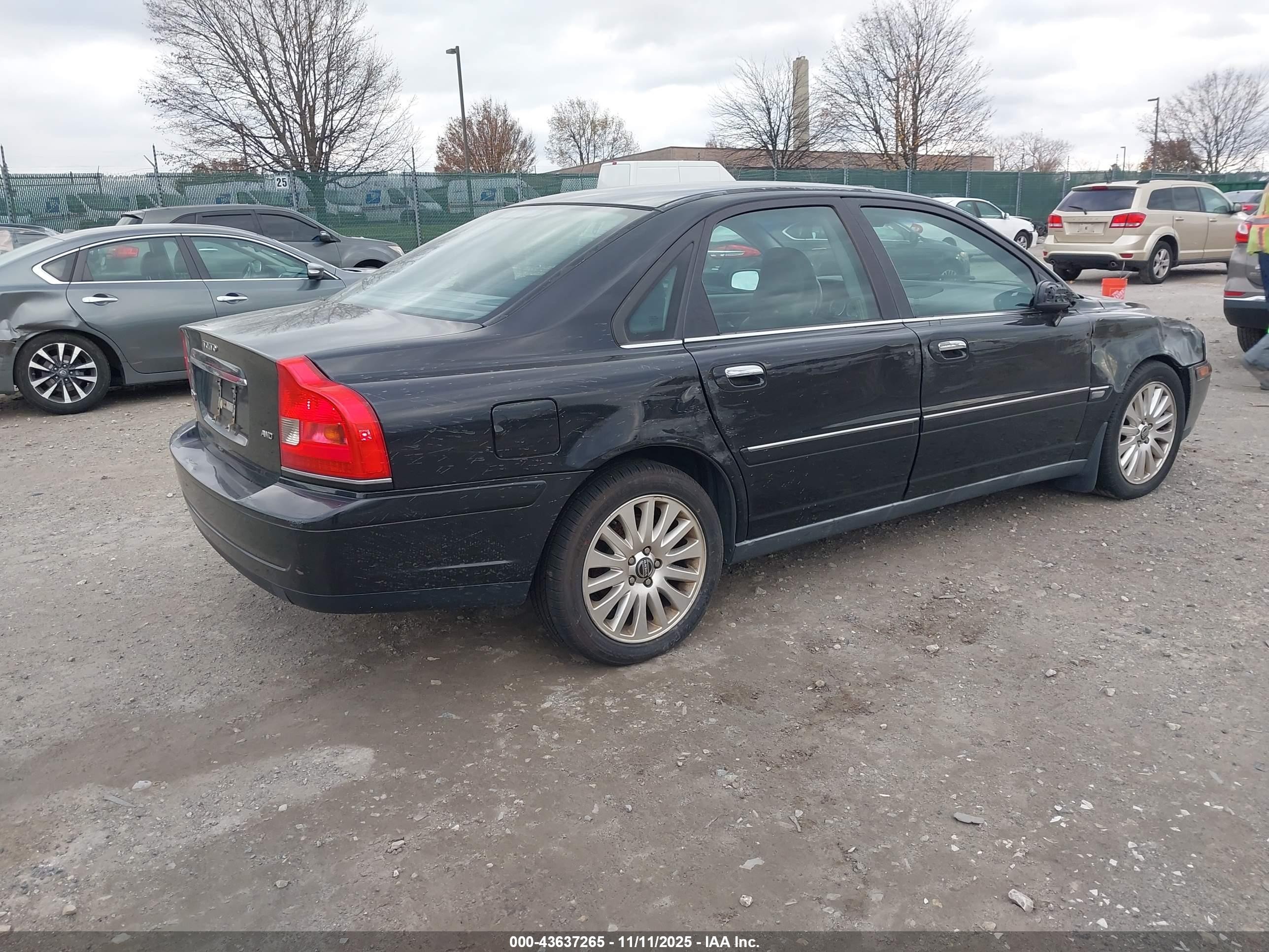 2006 Volvo S80 2.5t Gray vin: YV1TH592061440966