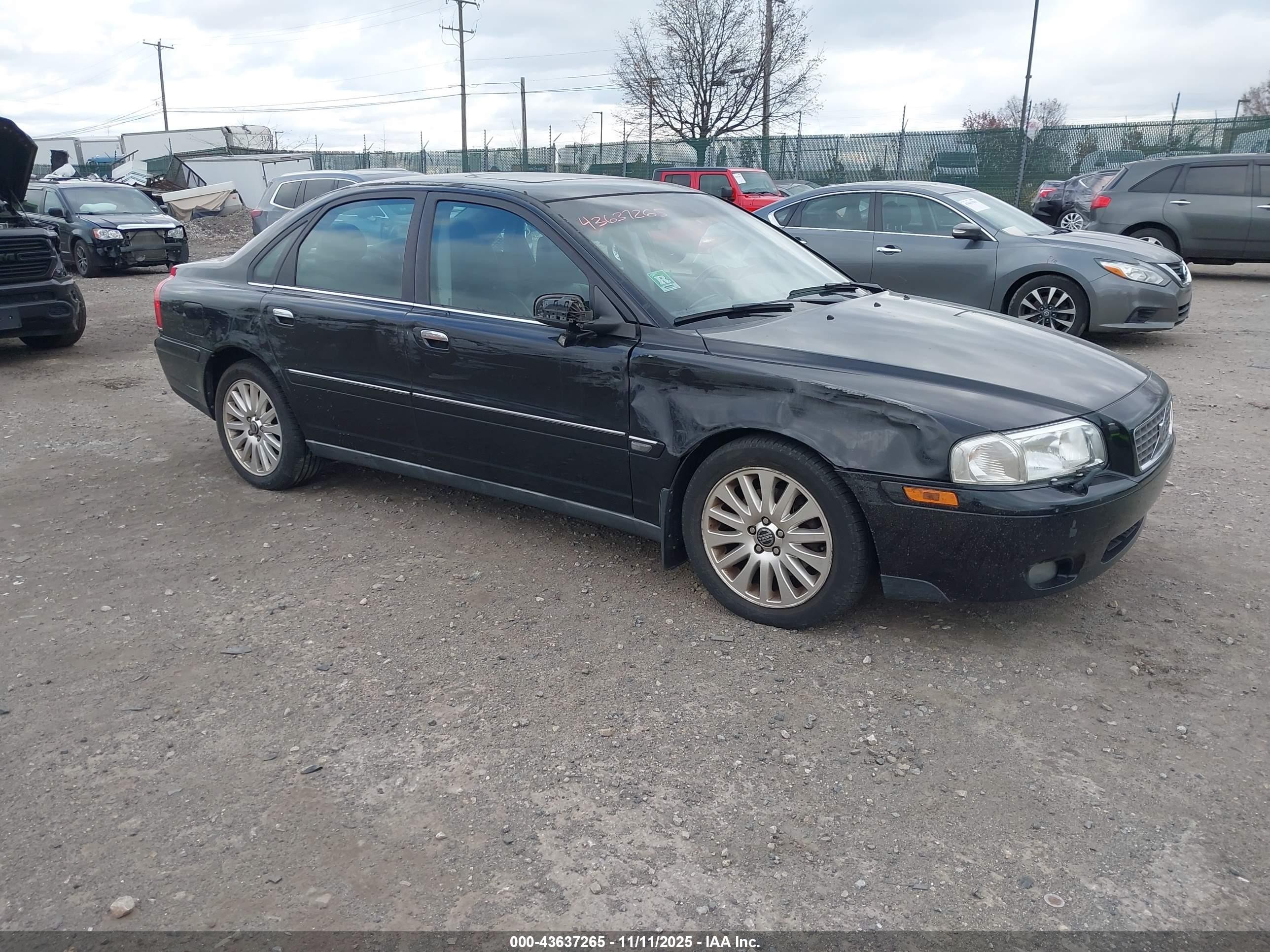 2006 Volvo S80 2.5t Gray vin: YV1TH592061440966
