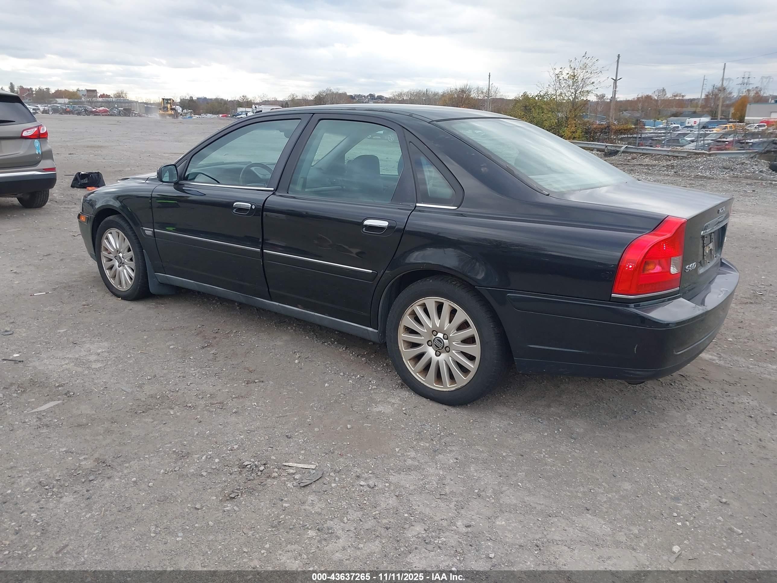 2006 Volvo S80 2.5t Gray vin: YV1TH592061440966