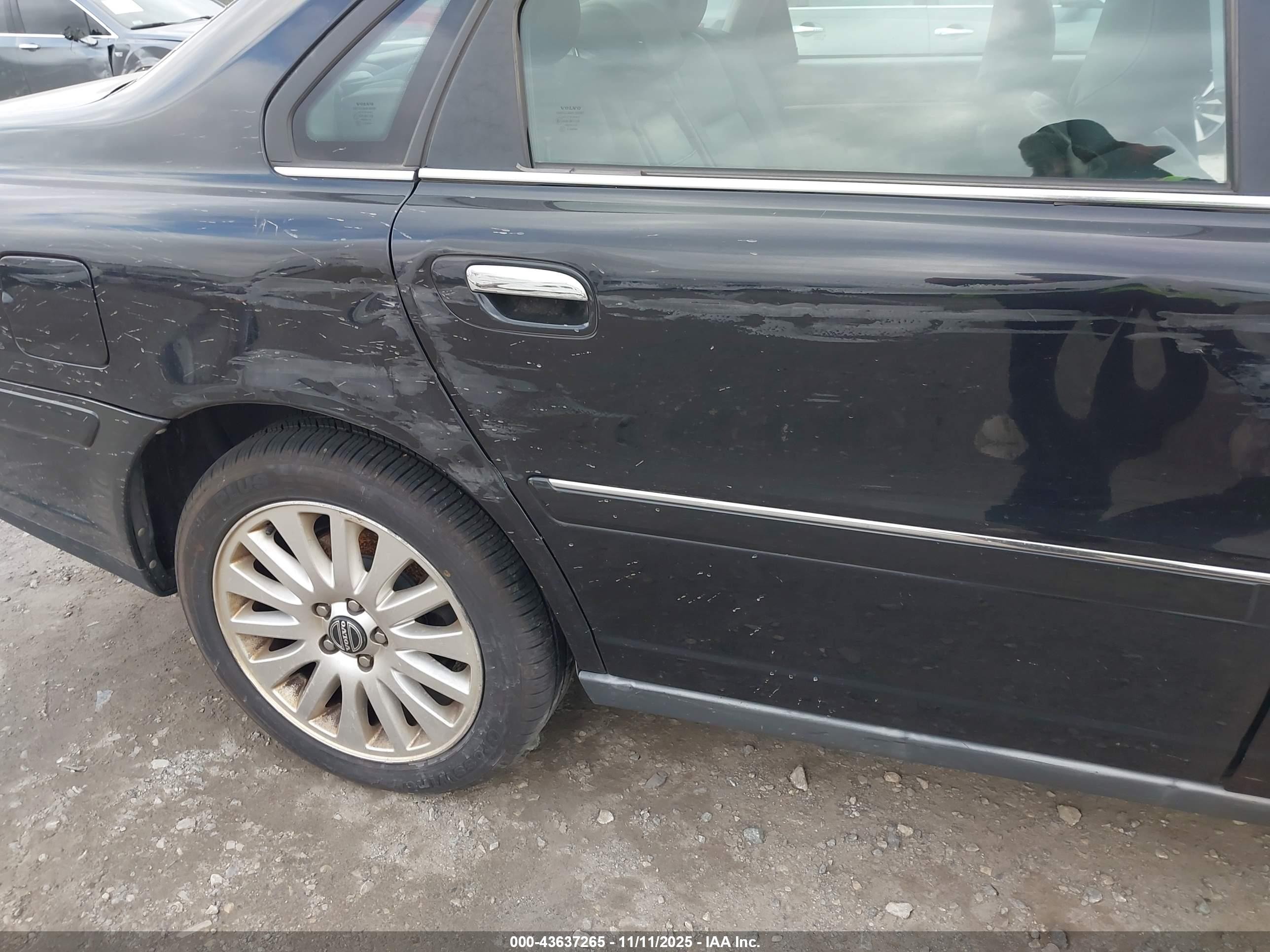 2006 Volvo S80 2.5t Gray vin: YV1TH592061440966