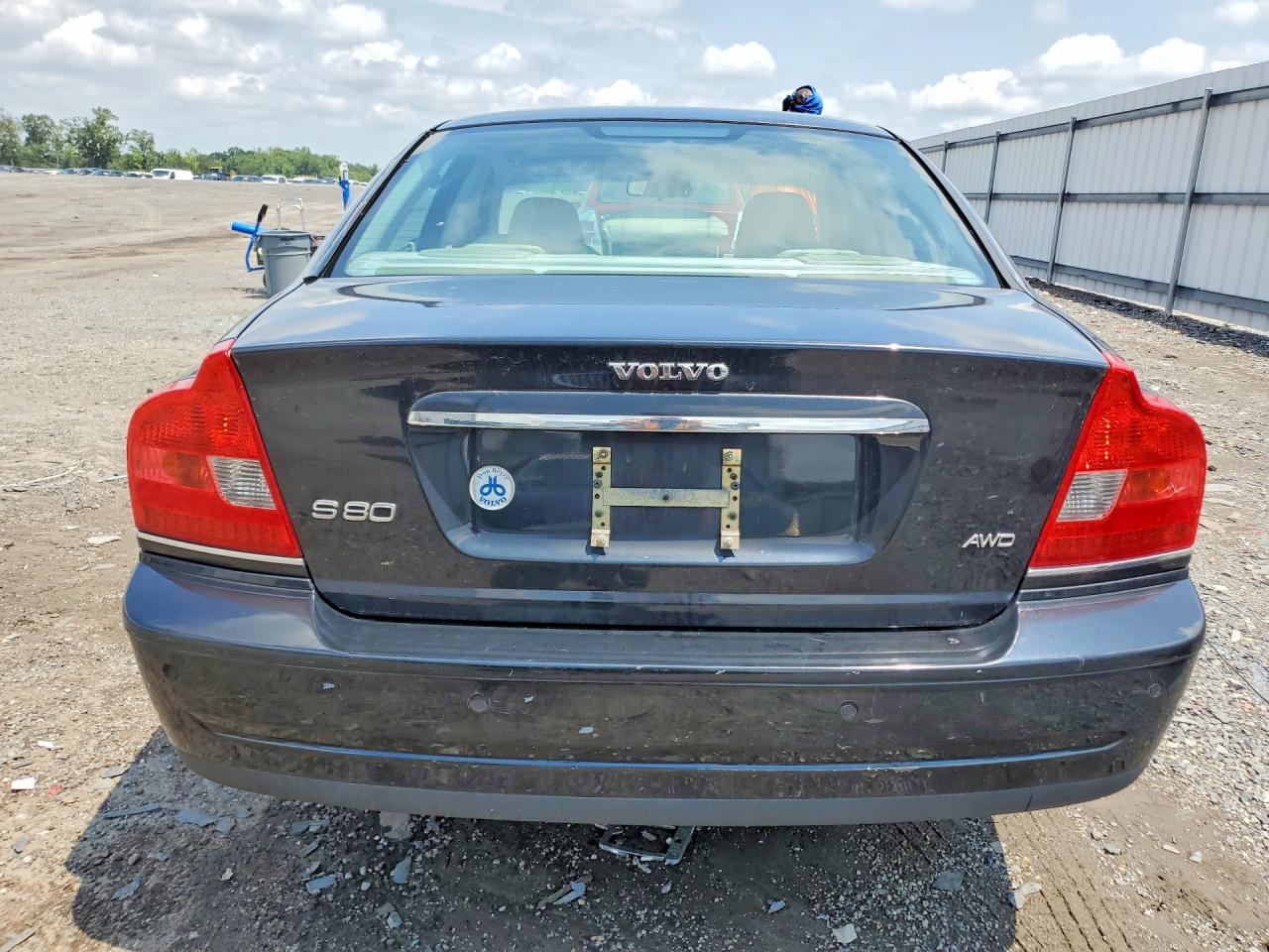 2006 Volvo S80 2.5t Black vin: YV1TH592061445004