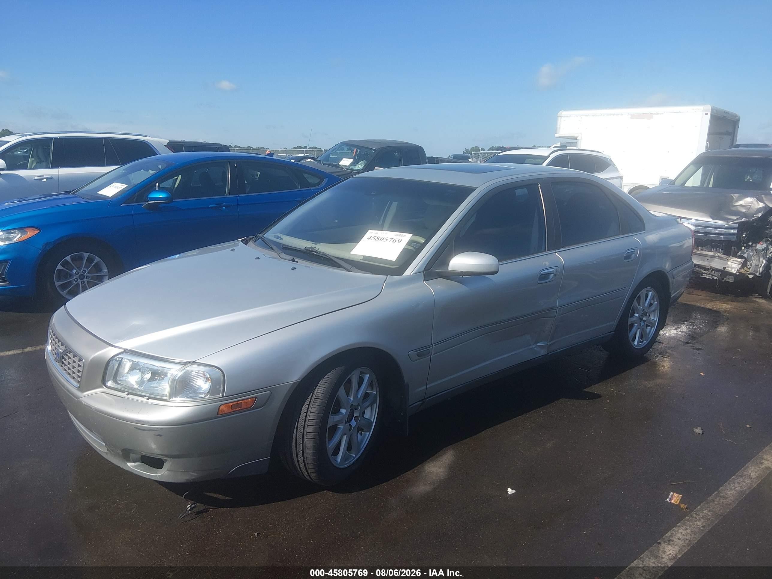 2005 Volvo S80 2.5t A Awd/2.5t A Awd Sr/2.5t A Sr Silver vin: YV1TH592151413354