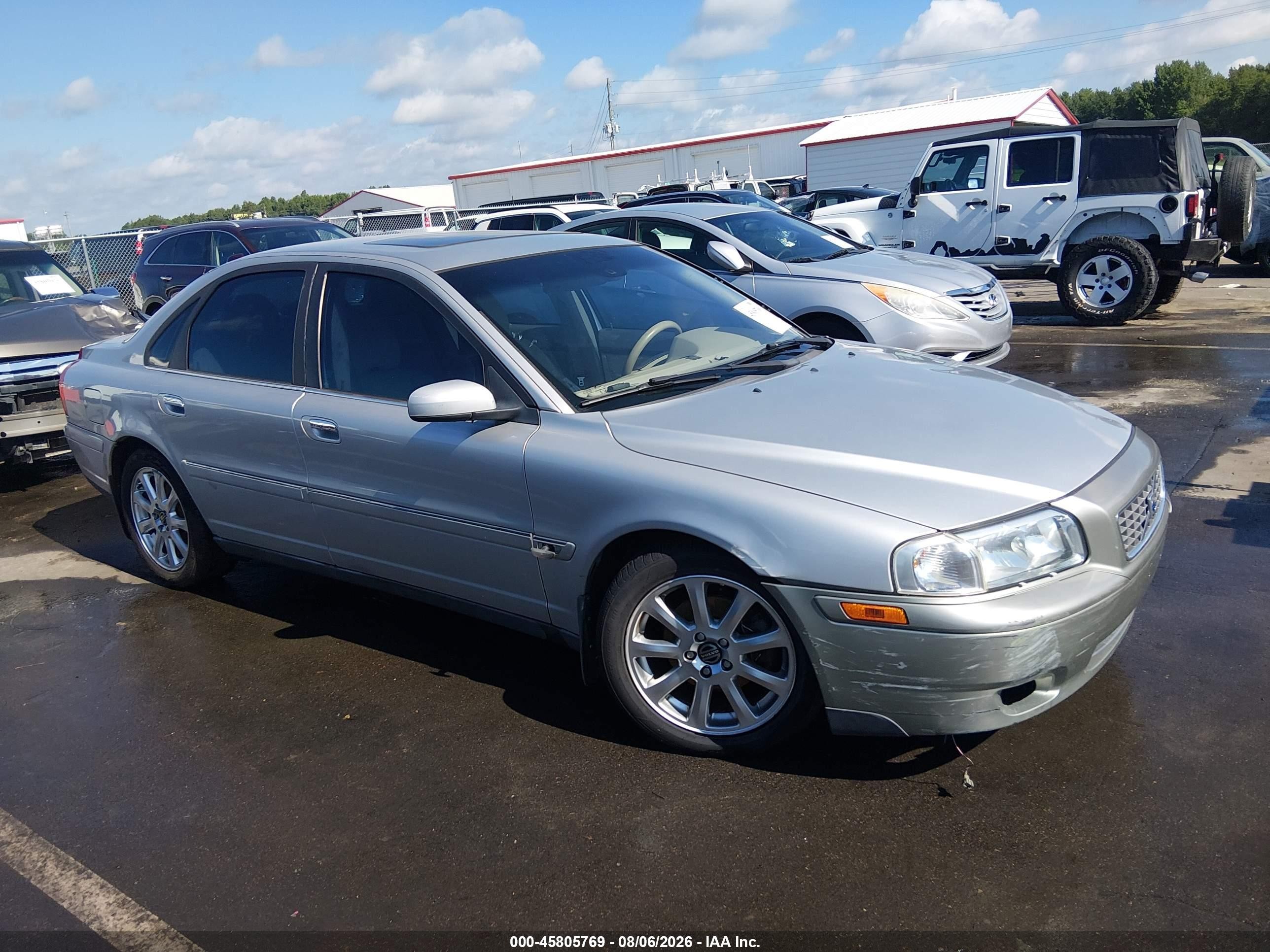 2005 Volvo S80 2.5t A Awd/2.5t A Awd Sr/2.5t A Sr Silver vin: YV1TH592151413354
