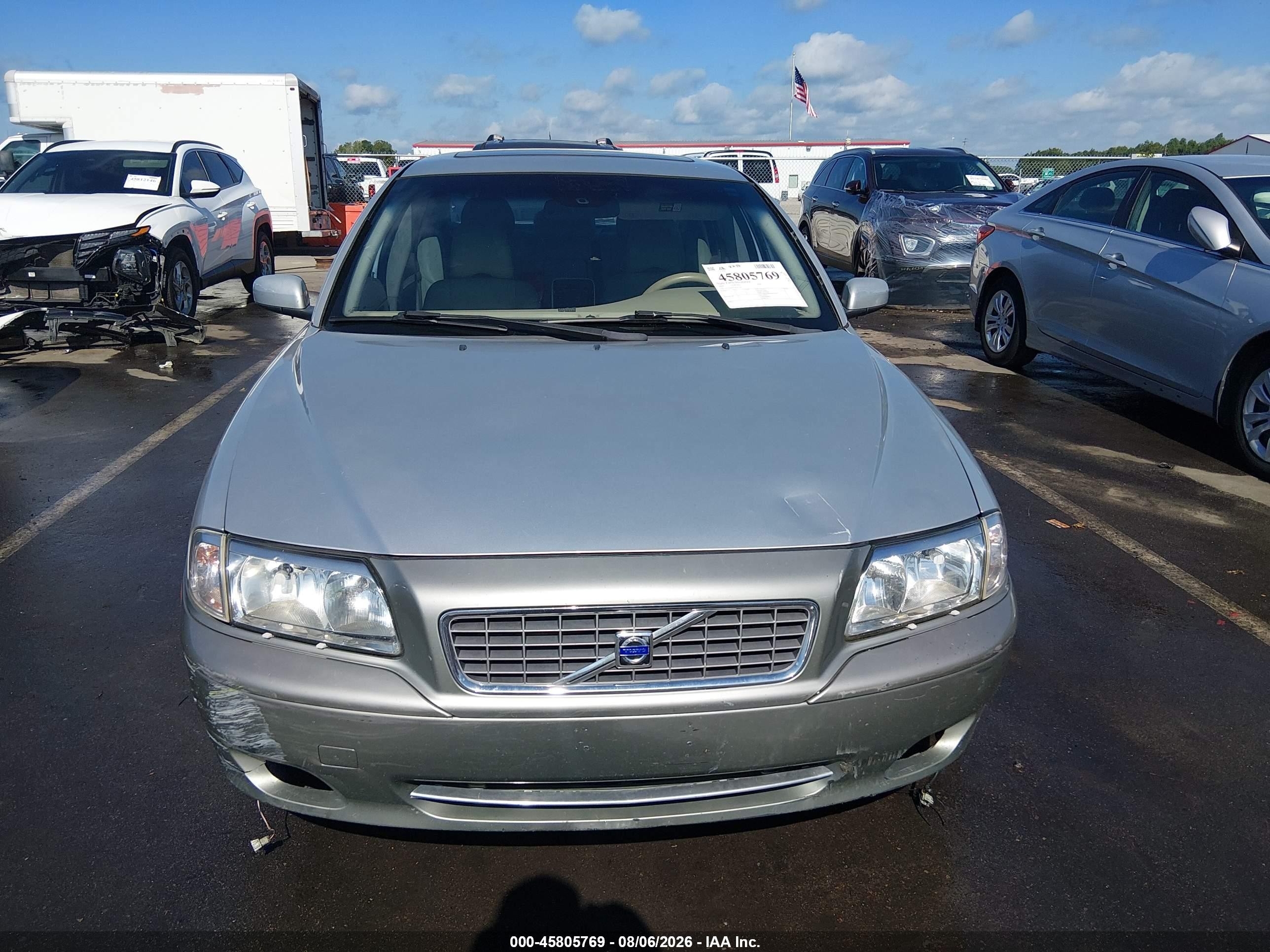 2005 Volvo S80 2.5t A Awd/2.5t A Awd Sr/2.5t A Sr Silver vin: YV1TH592151413354