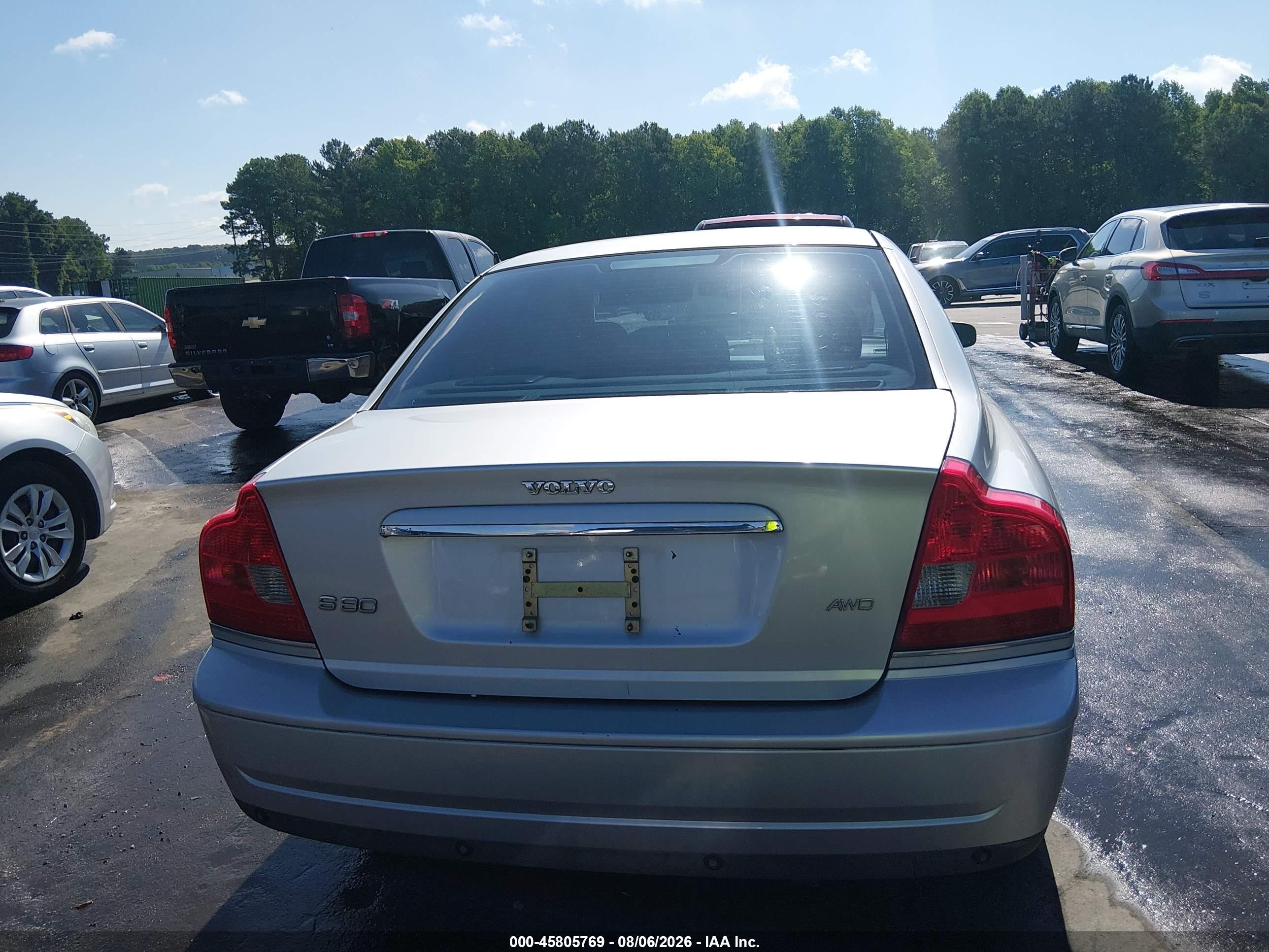 2005 Volvo S80 2.5t A Awd/2.5t A Awd Sr/2.5t A Sr Silver vin: YV1TH592151413354