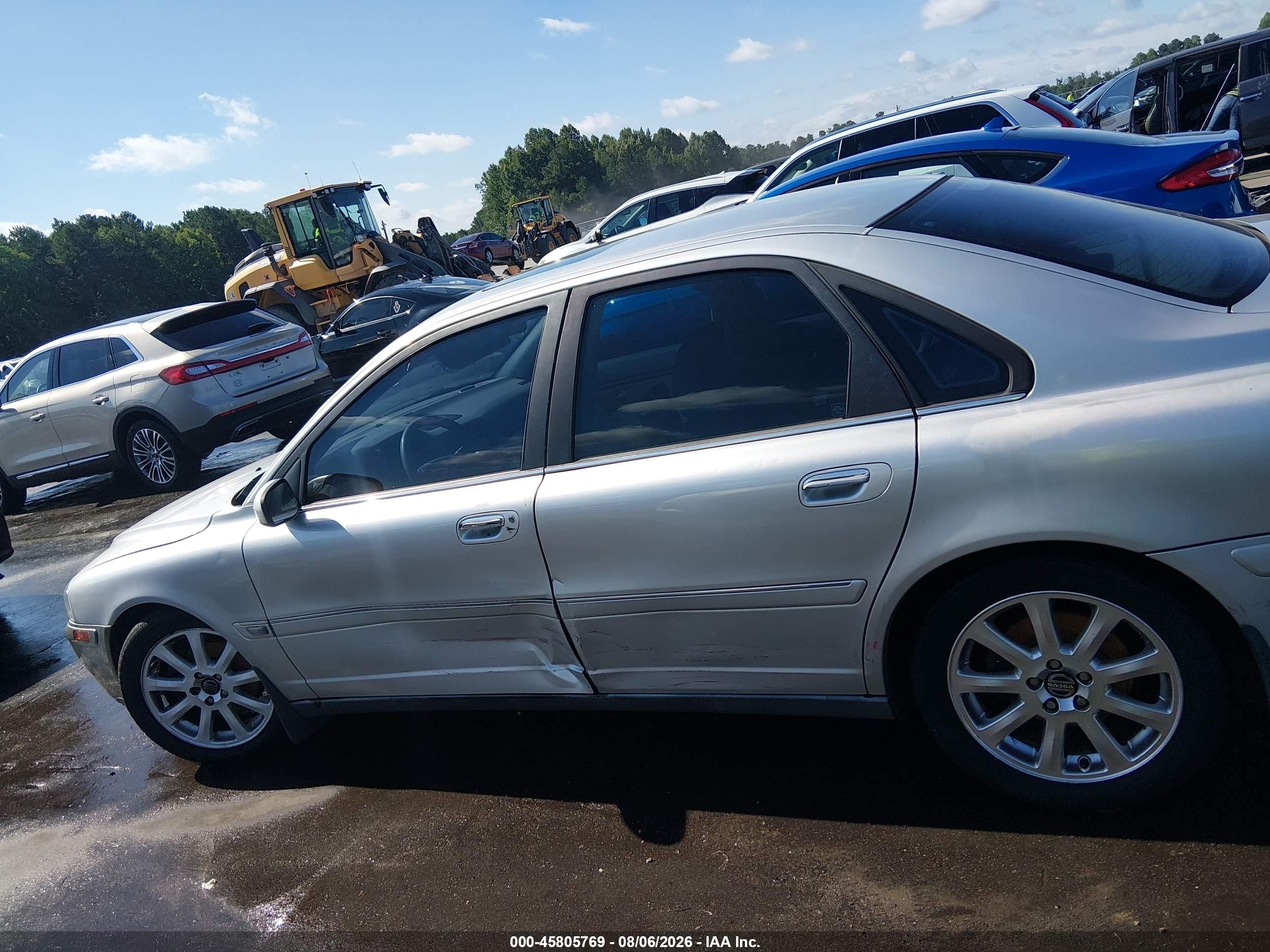 2005 Volvo S80 2.5t A Awd/2.5t A Awd Sr/2.5t A Sr Silver vin: YV1TH592151413354