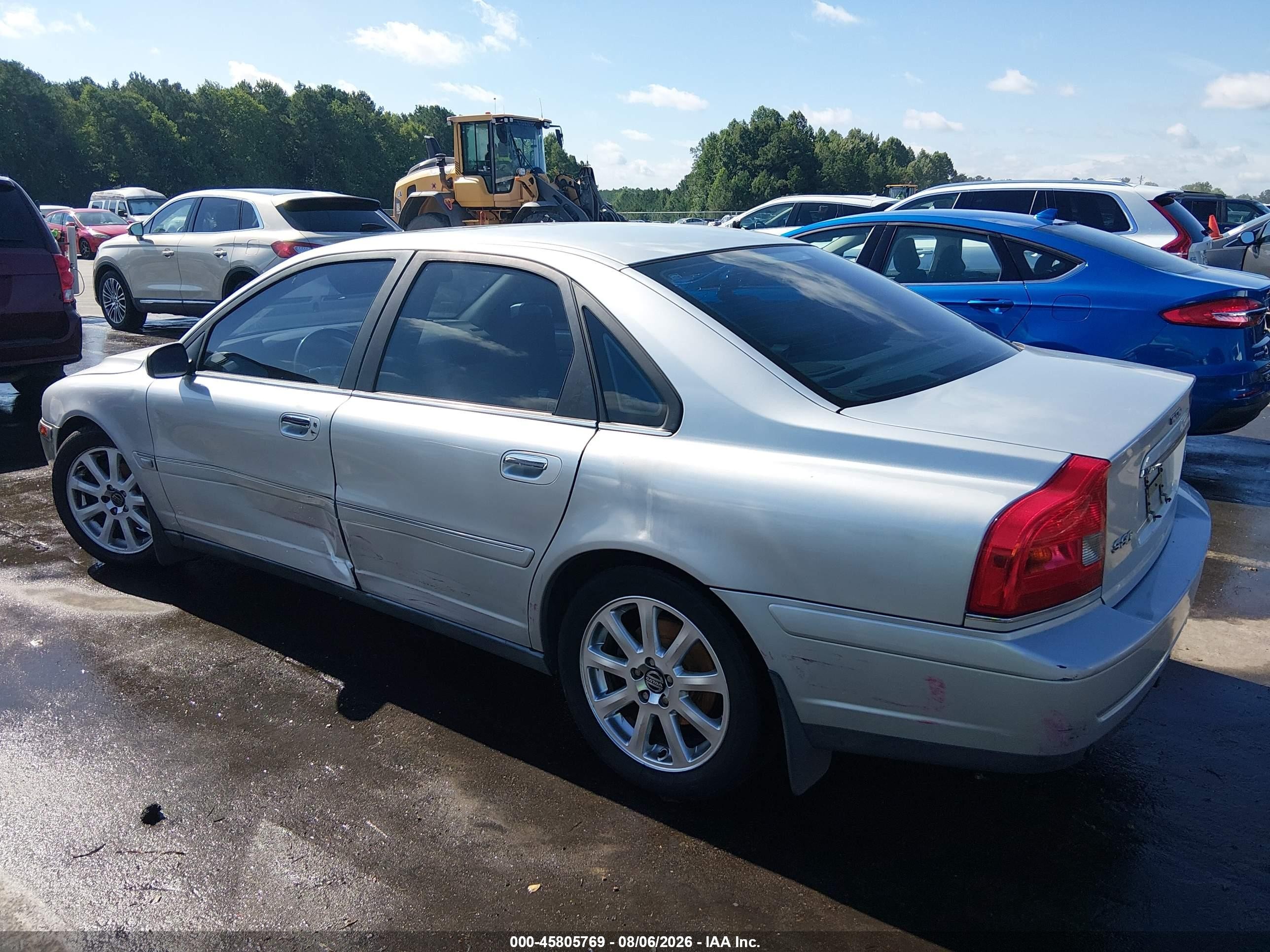 2005 Volvo S80 2.5t A Awd/2.5t A Awd Sr/2.5t A Sr Silver vin: YV1TH592151413354