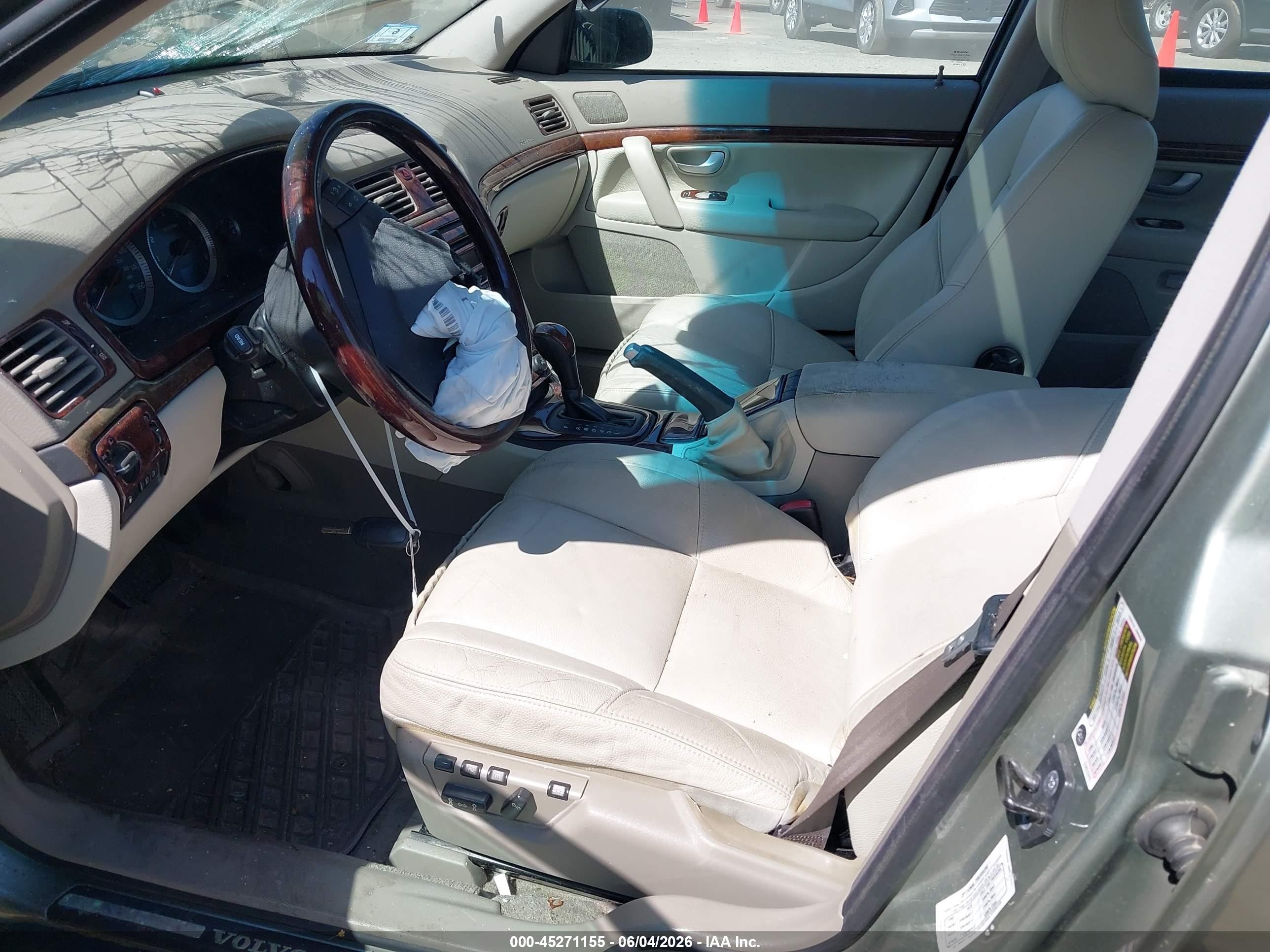 2006 Volvo S80 2.5t Серый vin: YV1TH592161445383