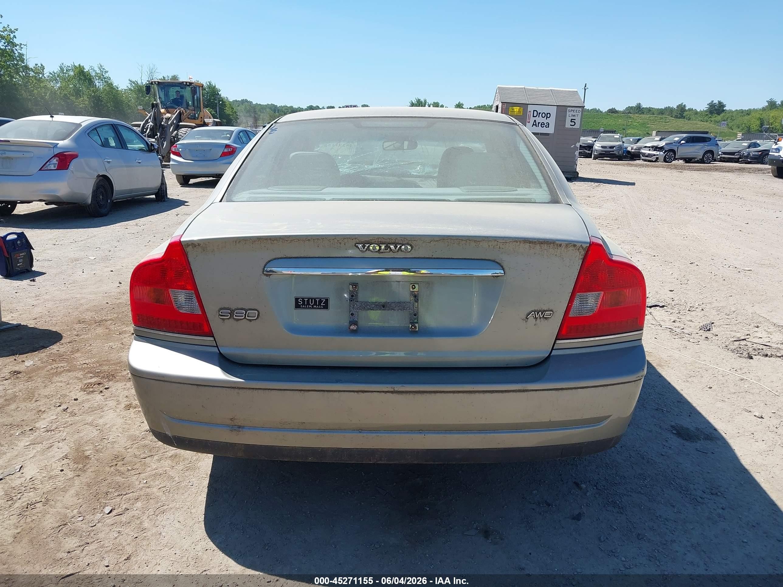 2006 Volvo S80 2.5t Серый vin: YV1TH592161445383