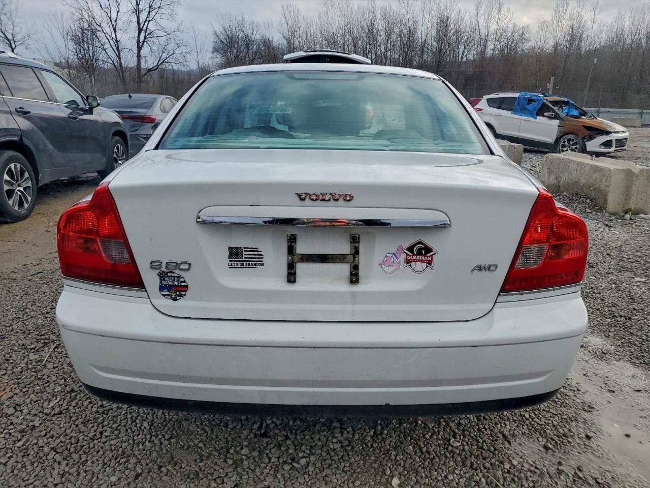 2005 Volvo S80 2.5t White vin: YV1TH592251399299