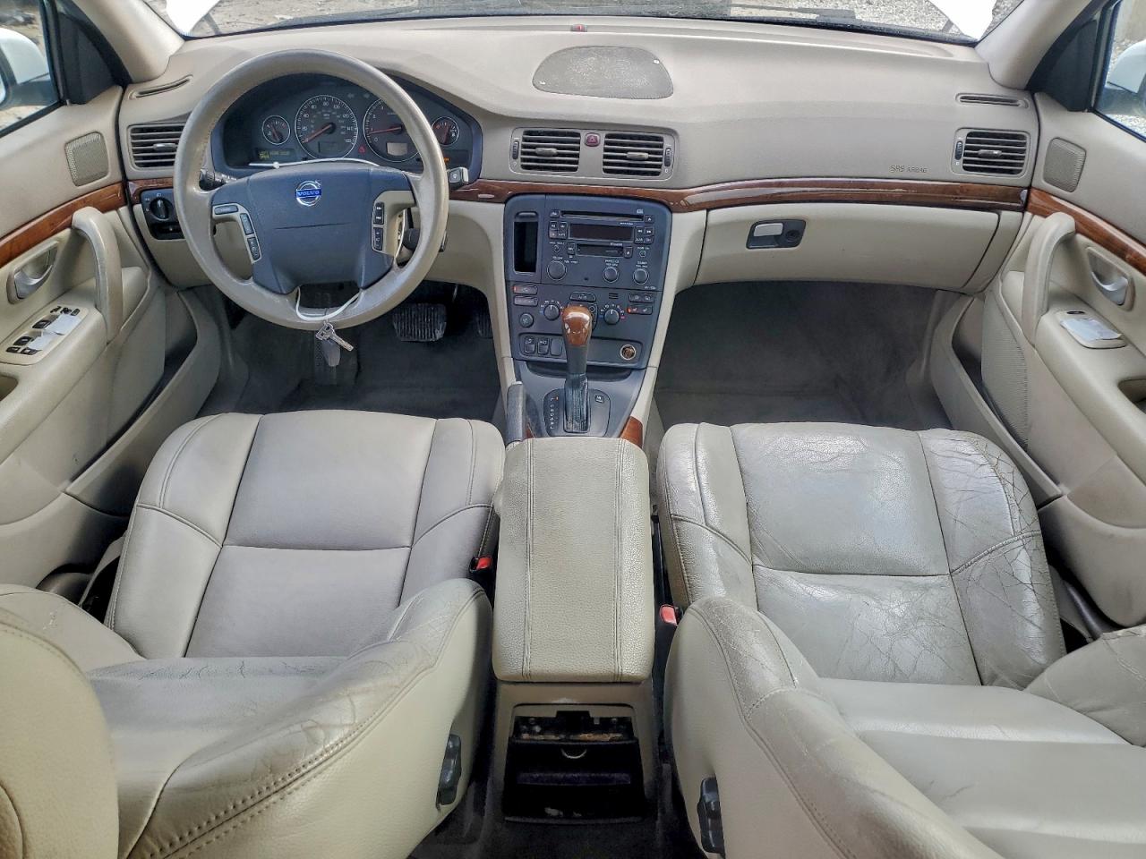 2005 Volvo S80 2.5t White vin: YV1TH592251399299