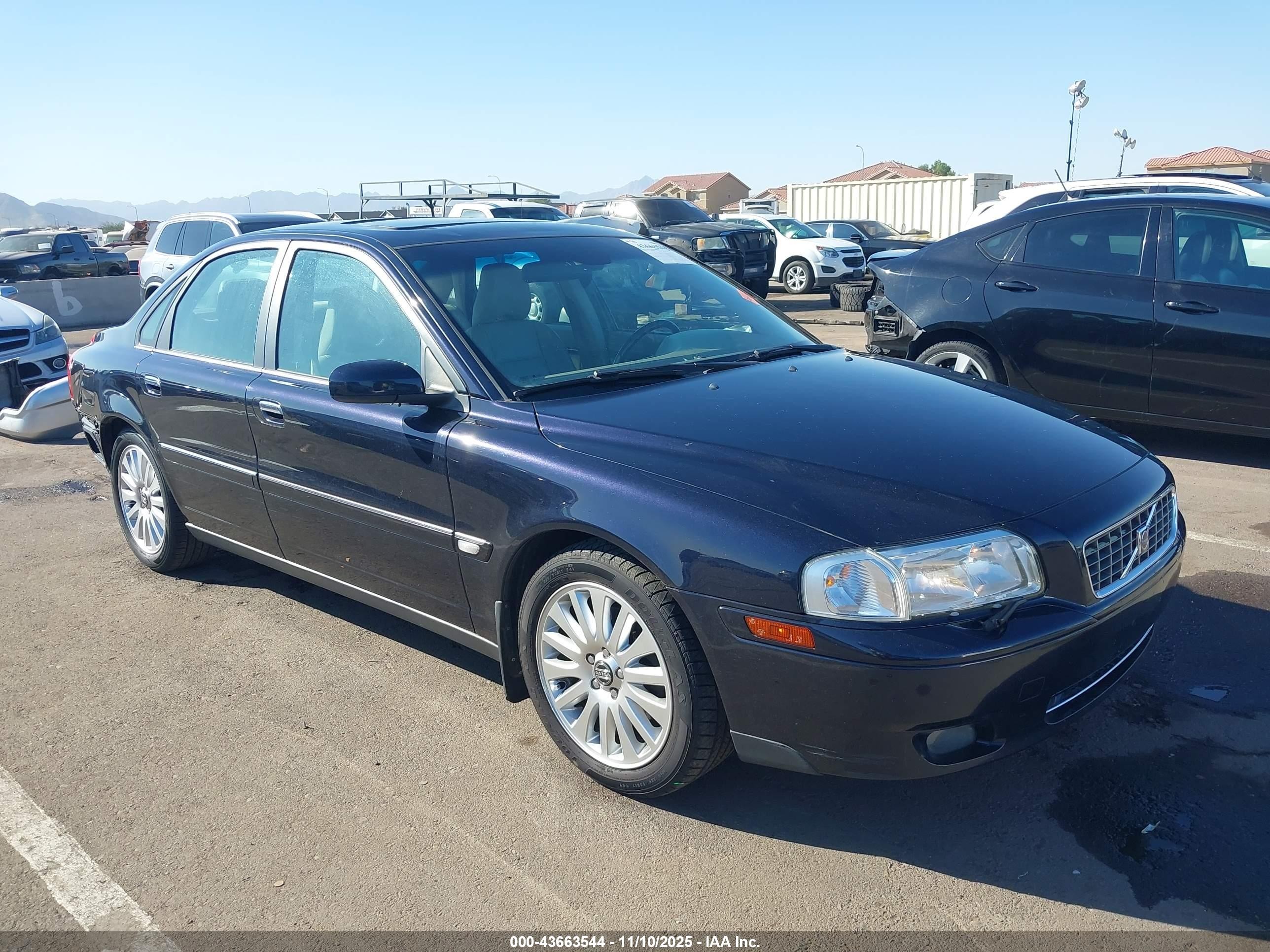 2006 Volvo S80 2.5t Navy vin: YV1TH592261445201