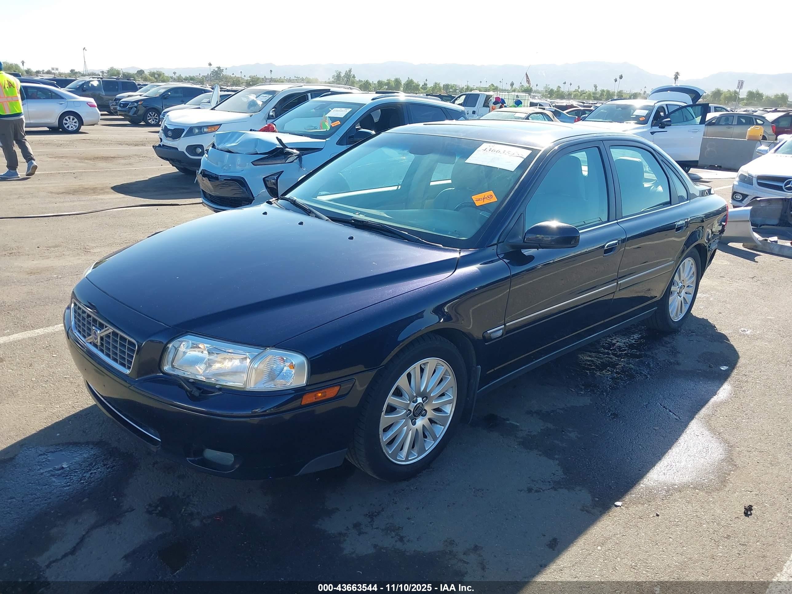 2006 Volvo S80 2.5t Navy vin: YV1TH592261445201