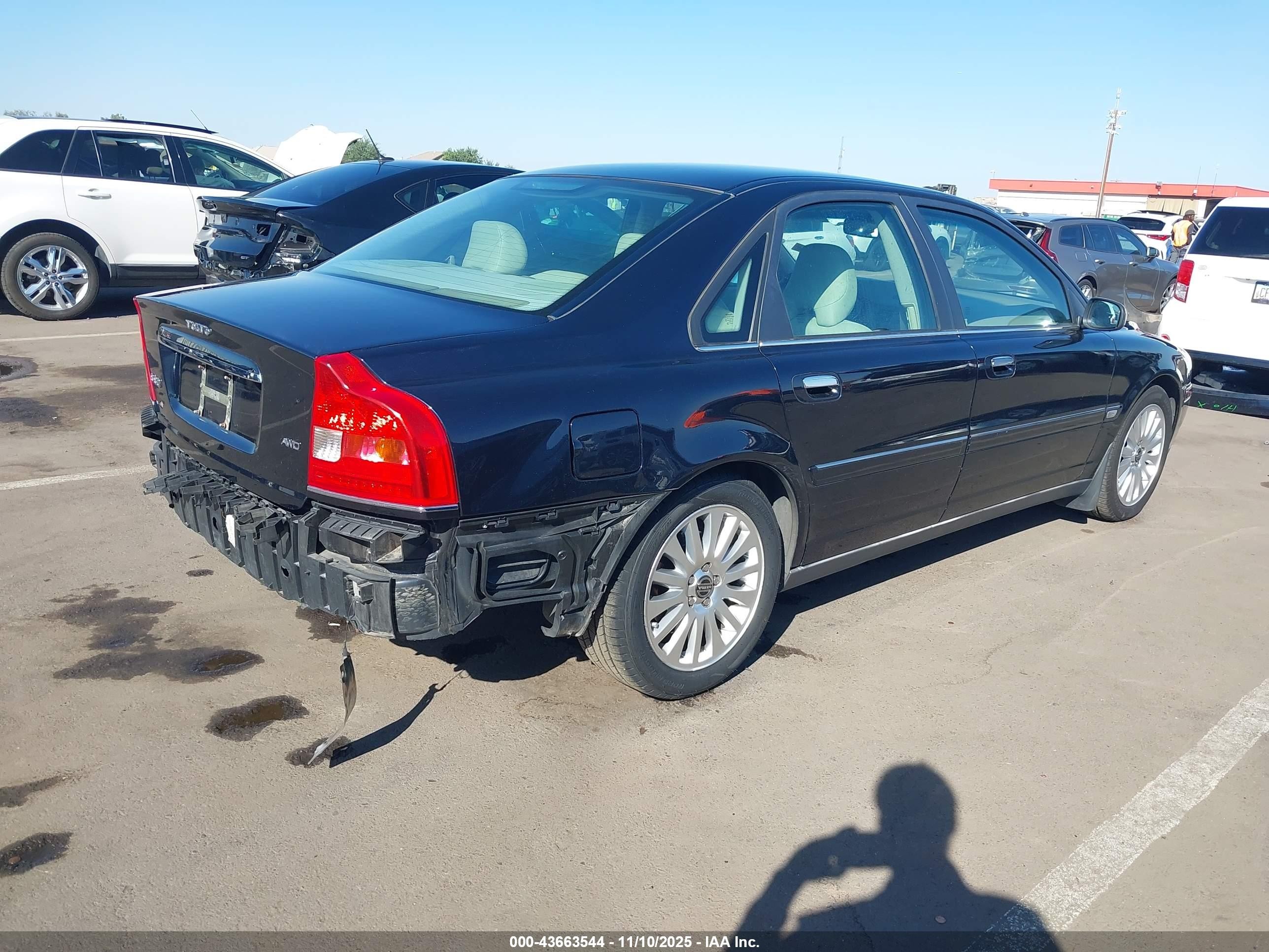 2006 Volvo S80 2.5t Navy vin: YV1TH592261445201