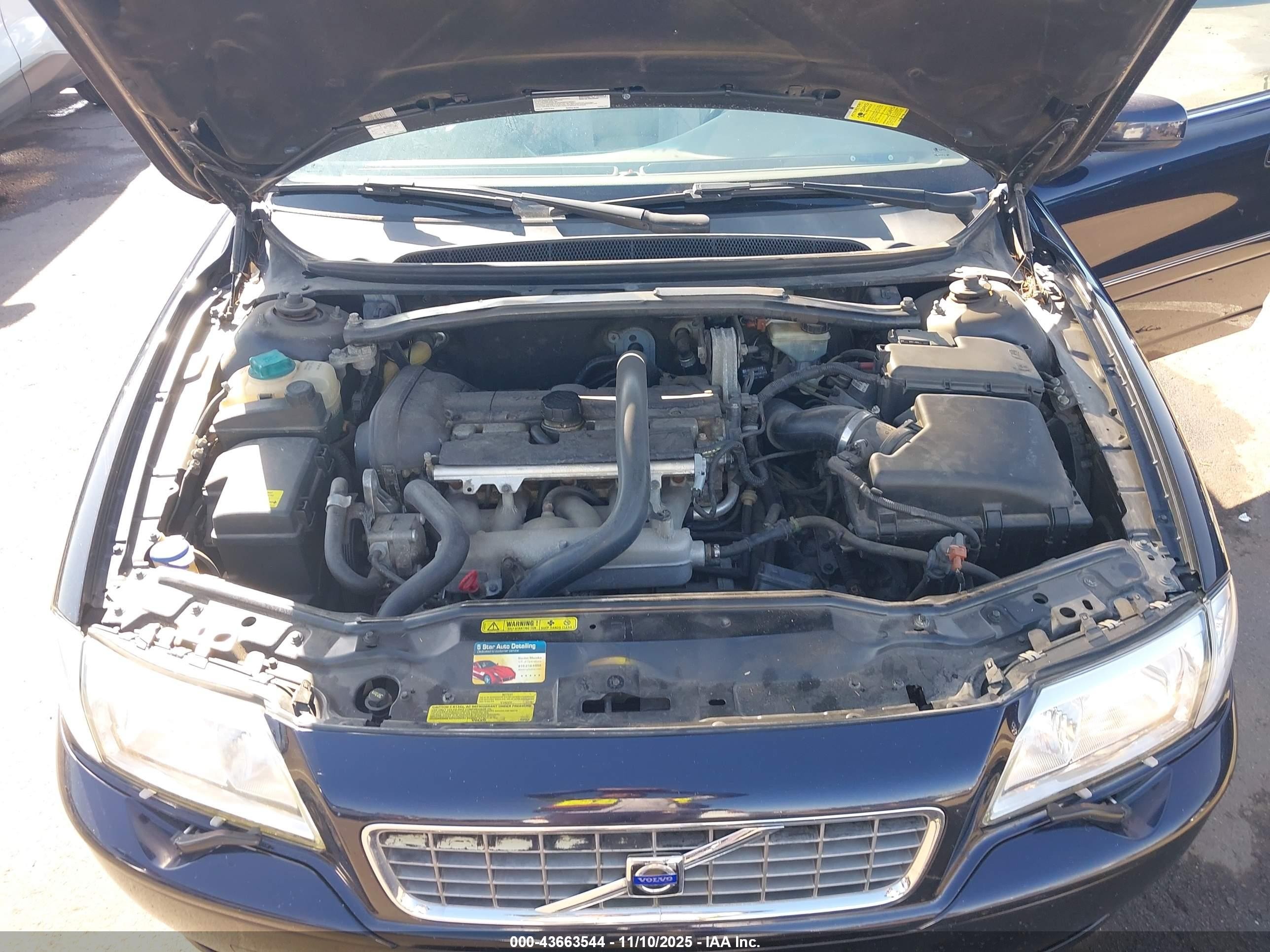 2006 Volvo S80 2.5t Navy vin: YV1TH592261445201