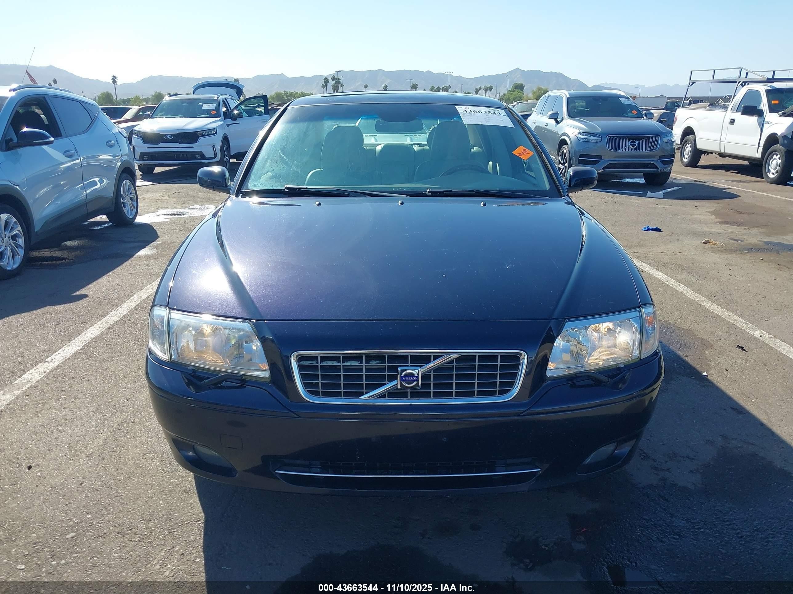 2006 Volvo S80 2.5t Navy vin: YV1TH592261445201