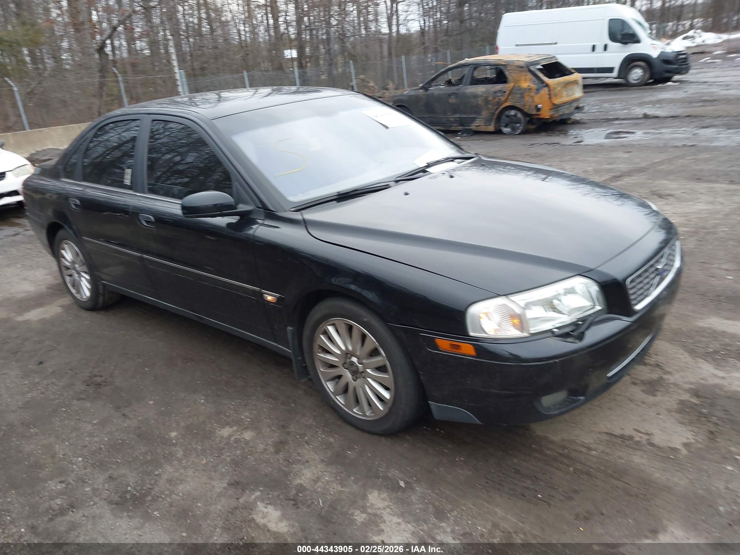 2006 Volvo S80 2.5t Black vin: YV1TH592261446719