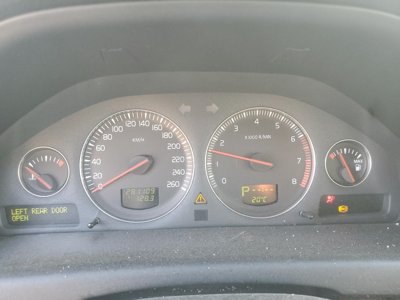 2005 Volvo S80 2.5t Gray vin: YV1TH592351408950