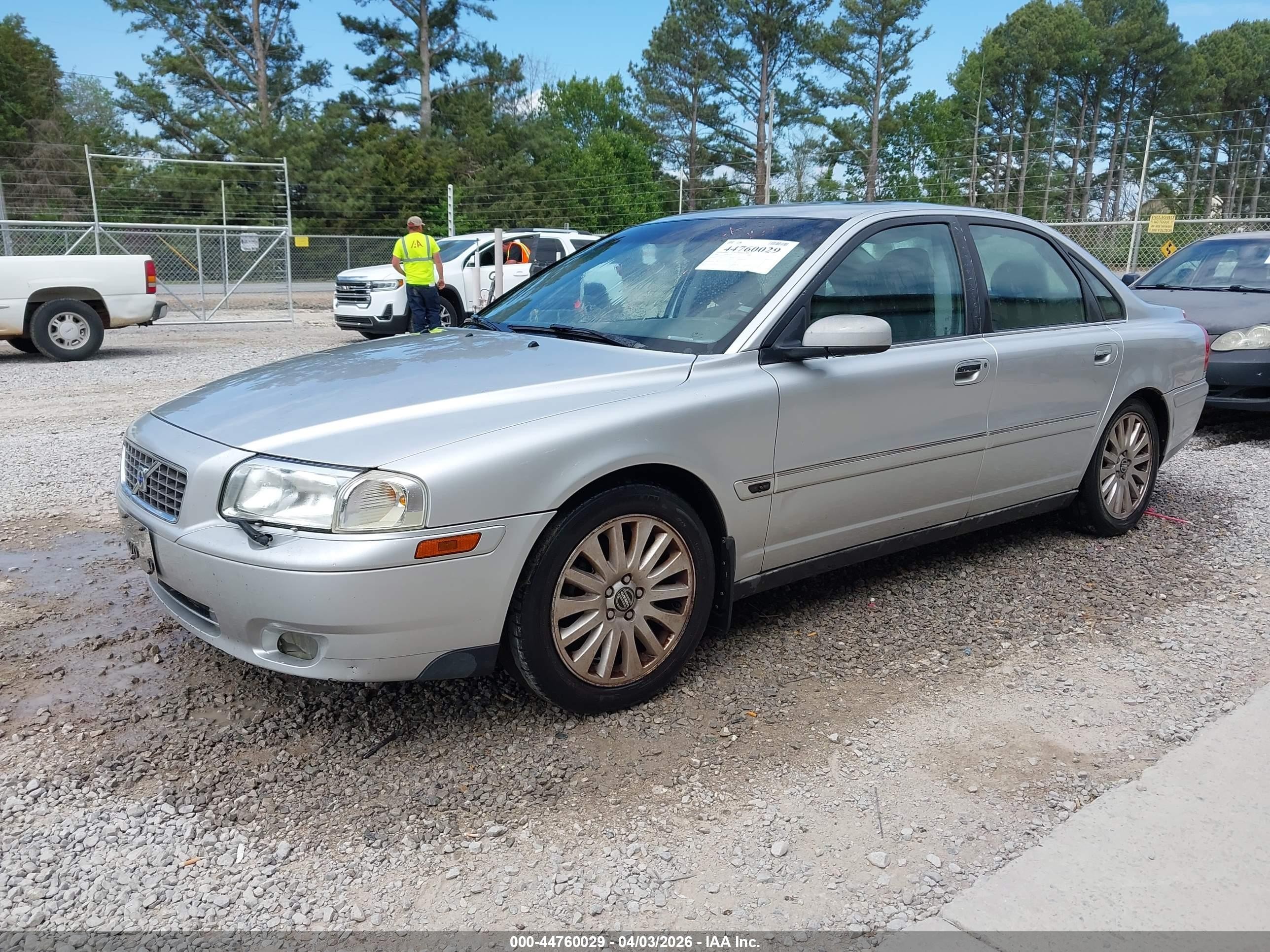 2006 Volvo S80 2.5t Silver vin: YV1TH592461438136