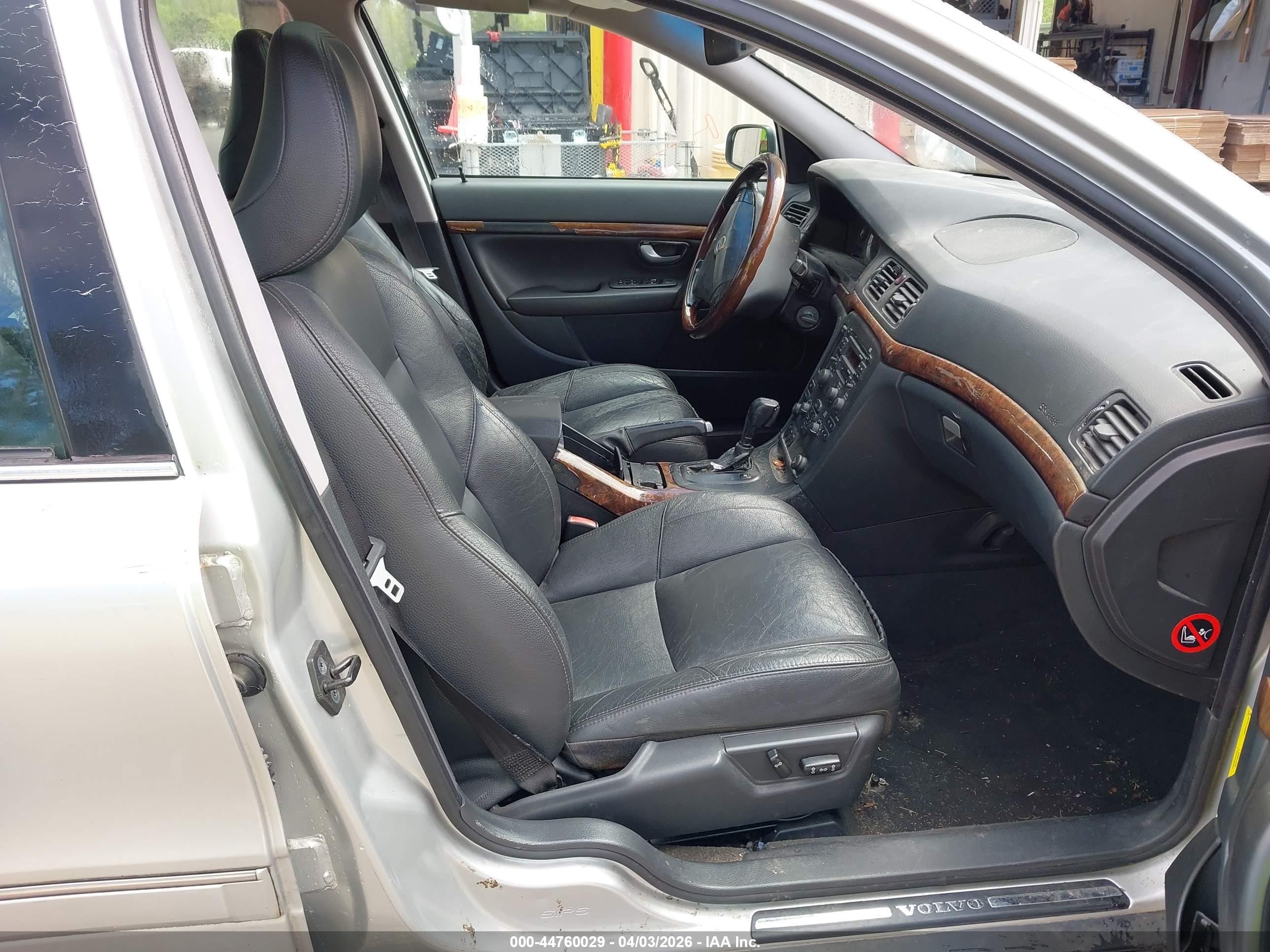 2006 Volvo S80 2.5t Silver vin: YV1TH592461438136