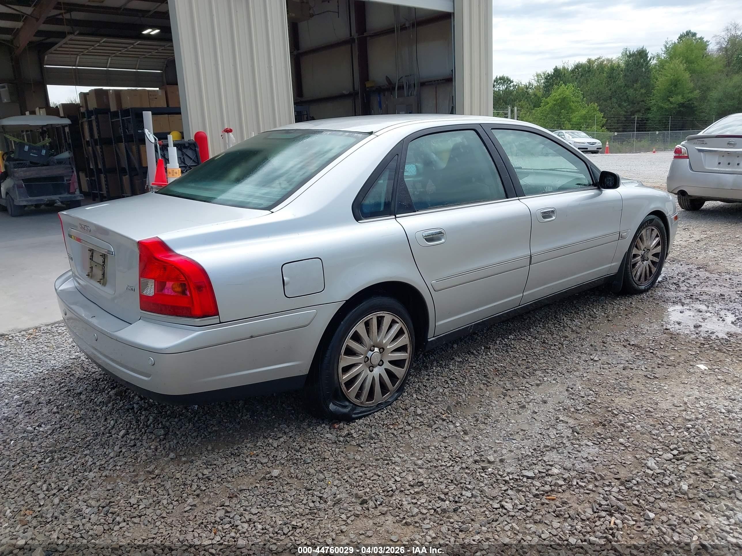 2006 Volvo S80 2.5t Silver vin: YV1TH592461438136