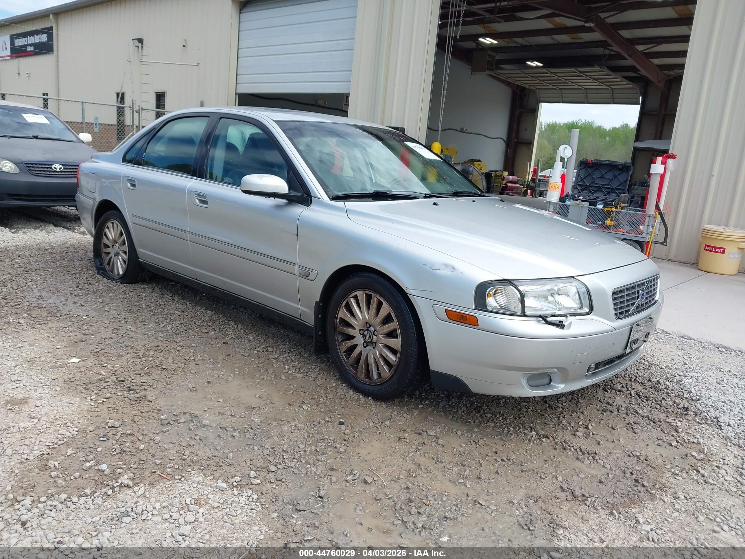 2006 Volvo S80 2.5t Silver vin: YV1TH592461438136