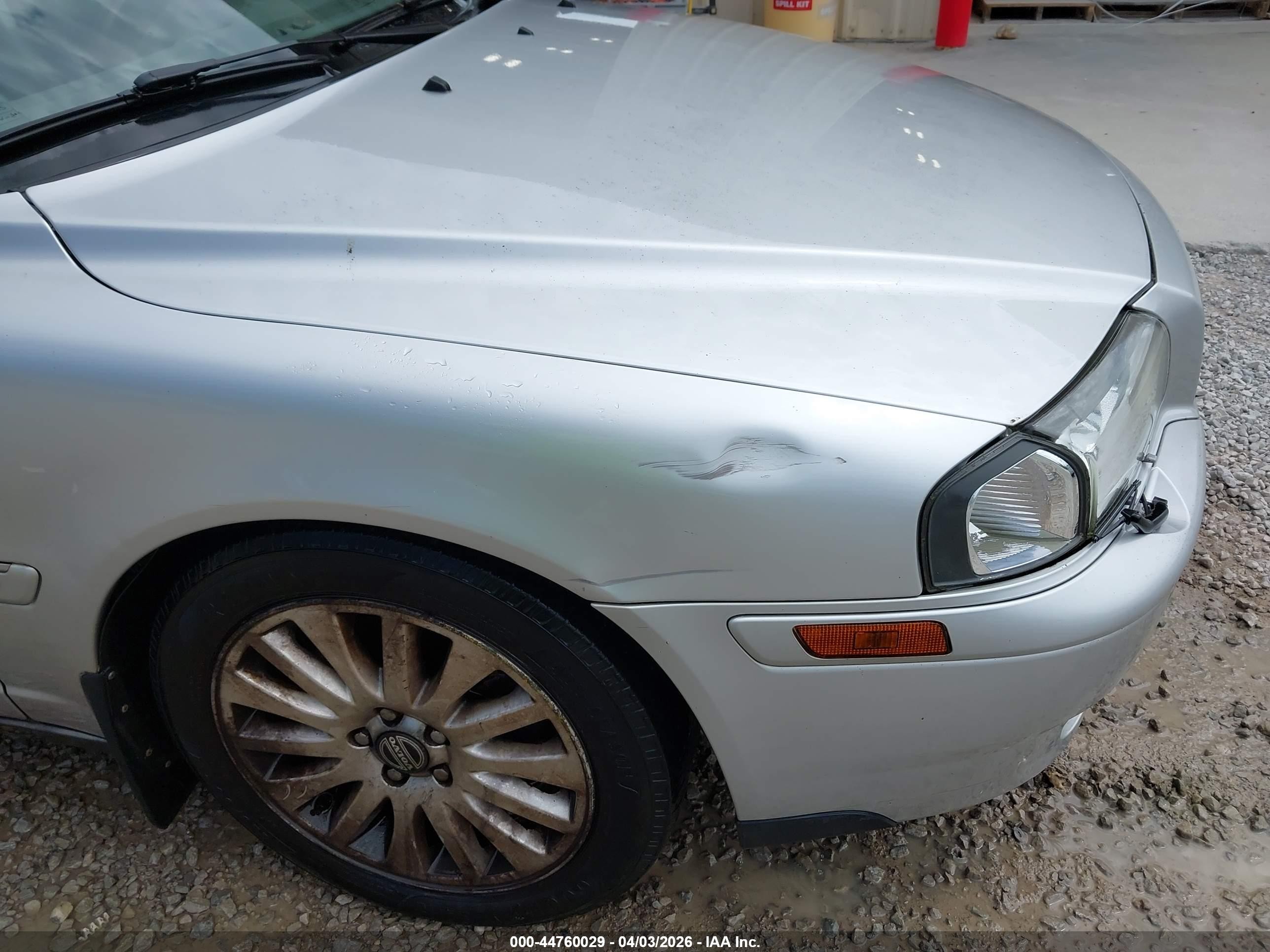 2006 Volvo S80 2.5t Silver vin: YV1TH592461438136