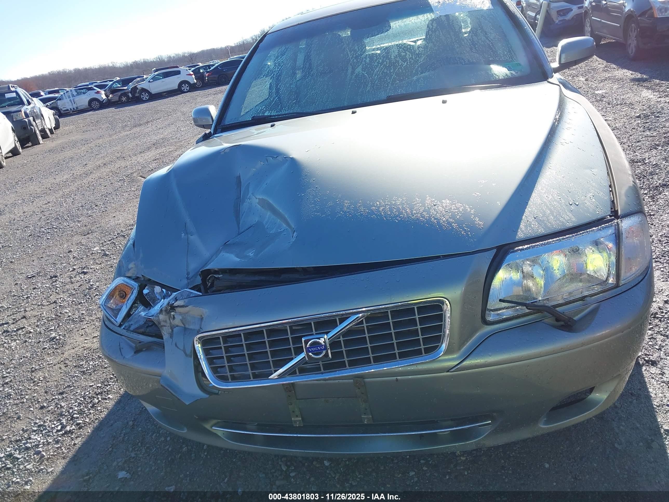 2006 Volvo S80 2.5t Silver vin: YV1TH592461439447
