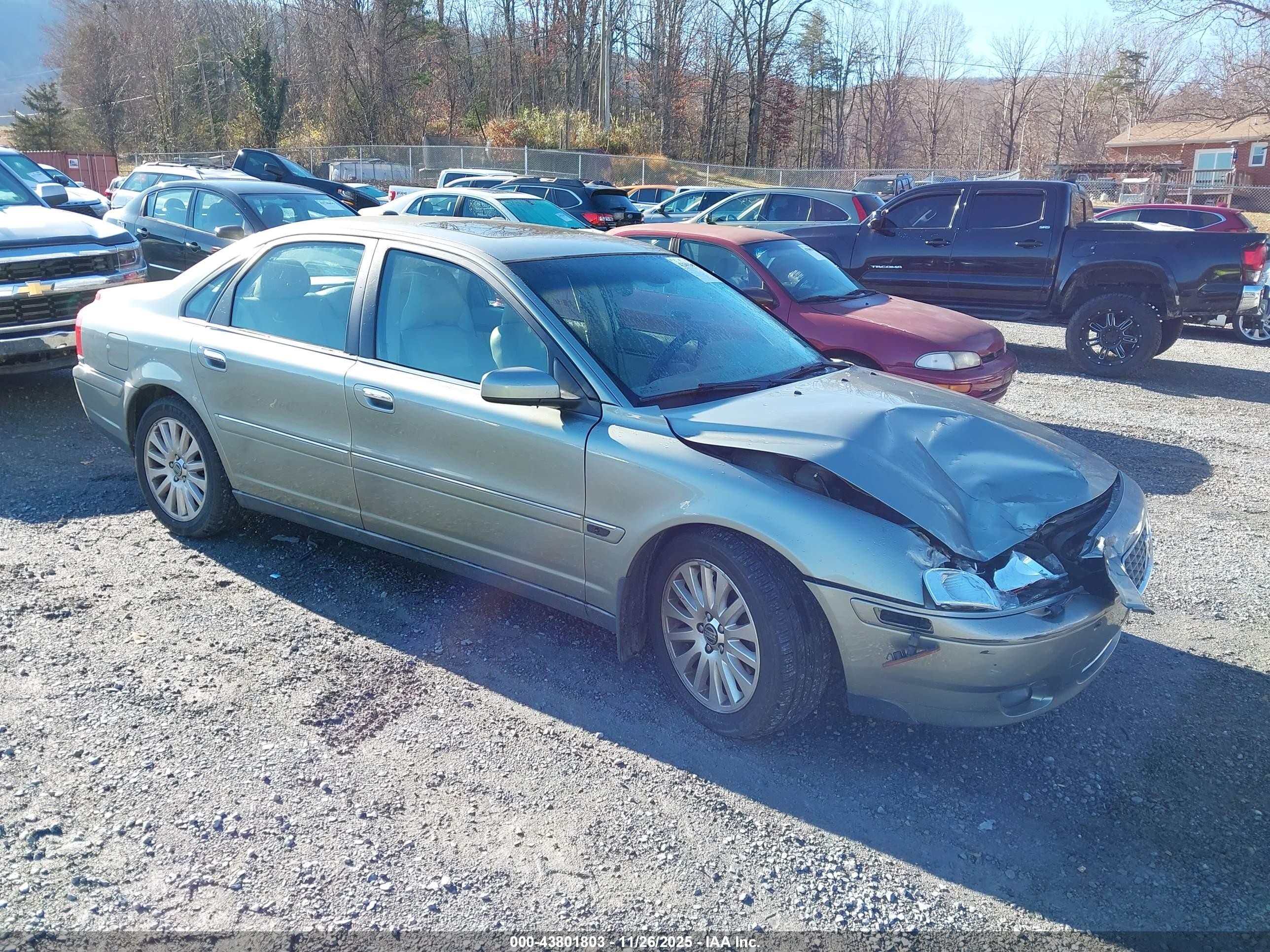 2006 Volvo S80 2.5t Silver vin: YV1TH592461439447