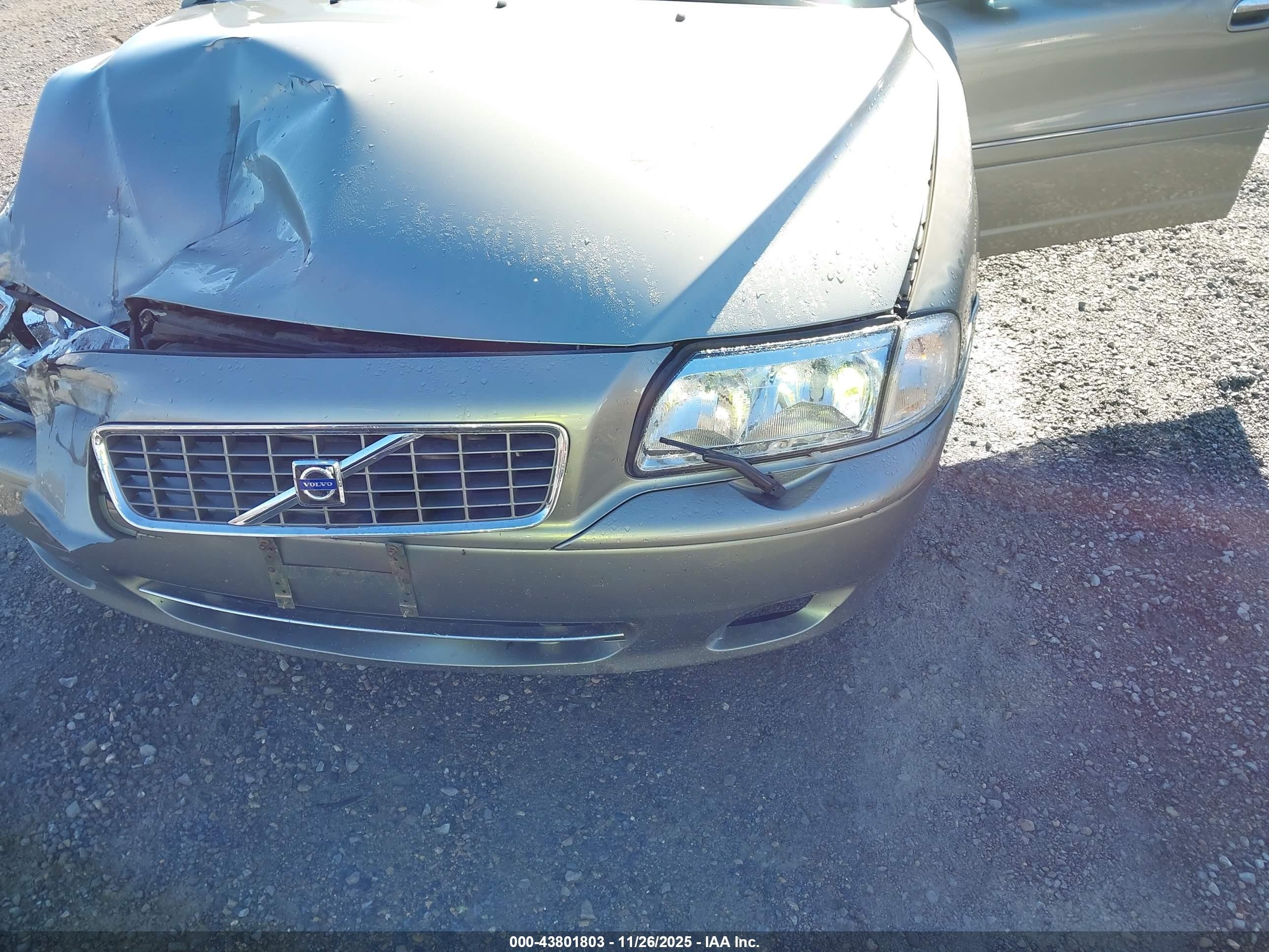 2006 Volvo S80 2.5t Silver vin: YV1TH592461439447