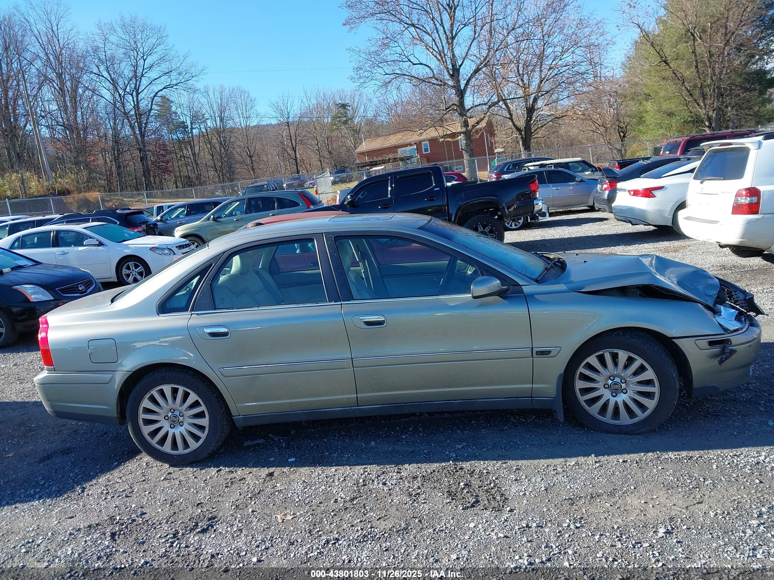 2006 Volvo S80 2.5t Silver vin: YV1TH592461439447