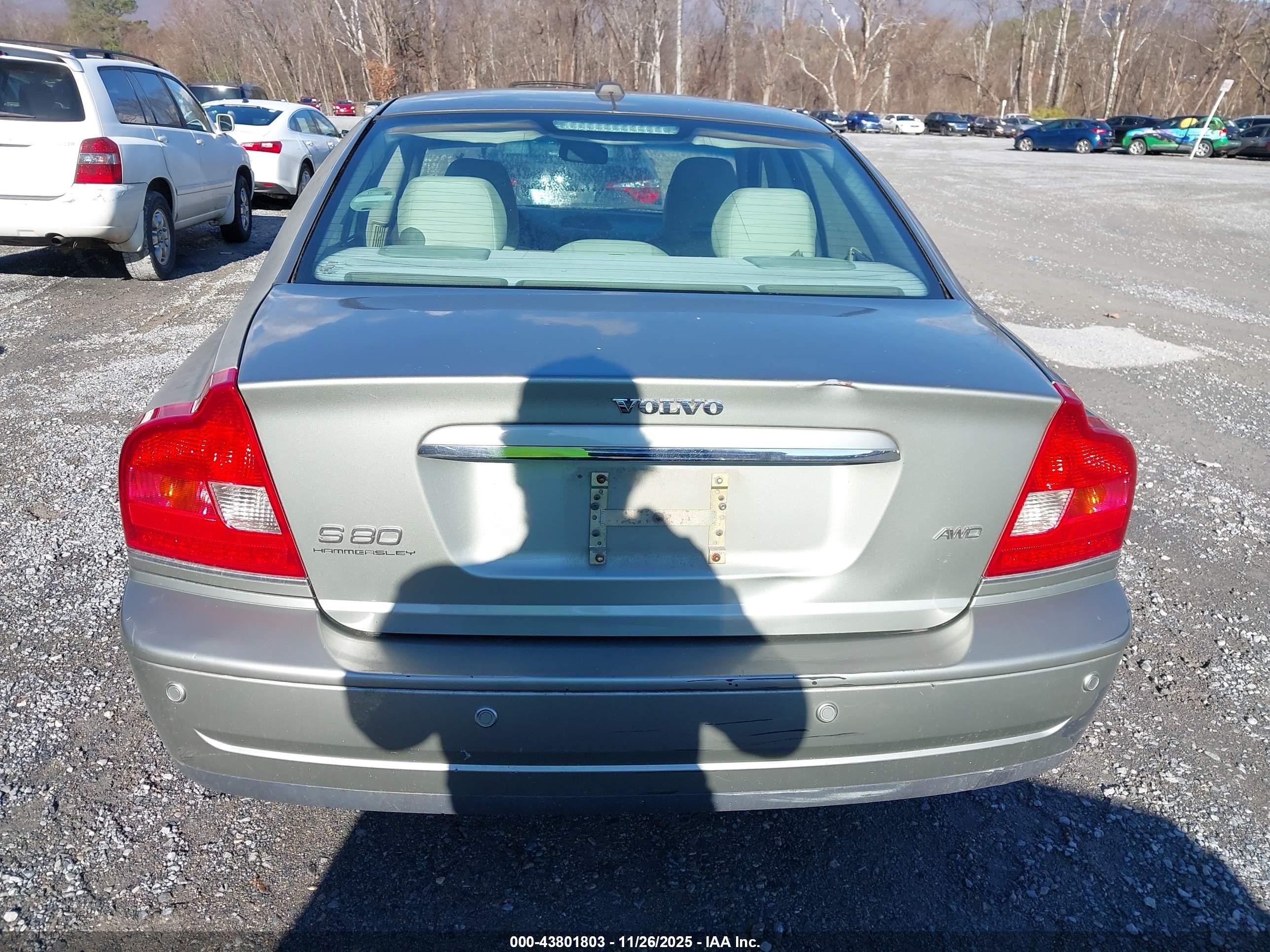 2006 Volvo S80 2.5t Silver vin: YV1TH592461439447