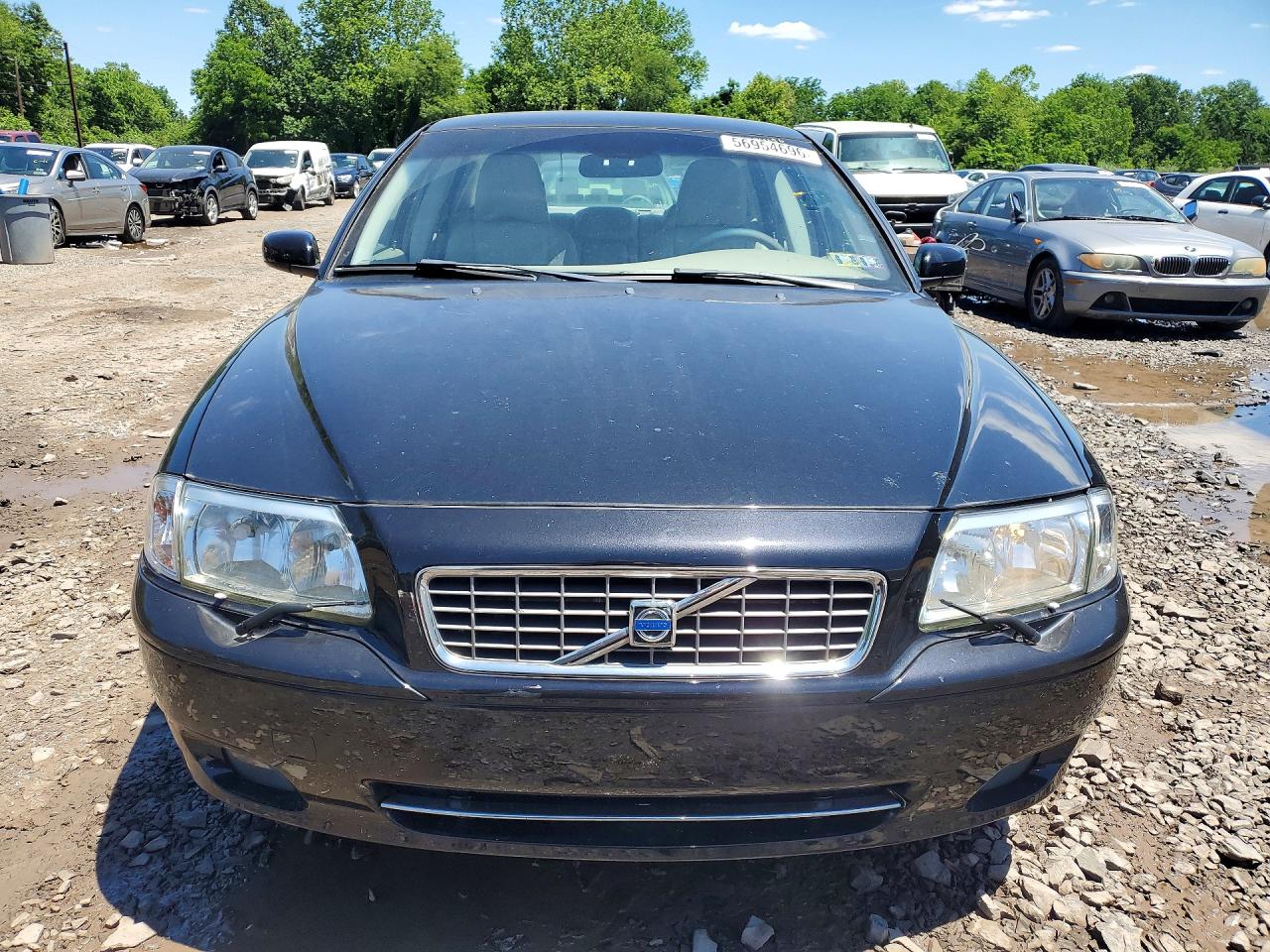 2005 Volvo S80 2.5t Black vin: YV1TH592551406147