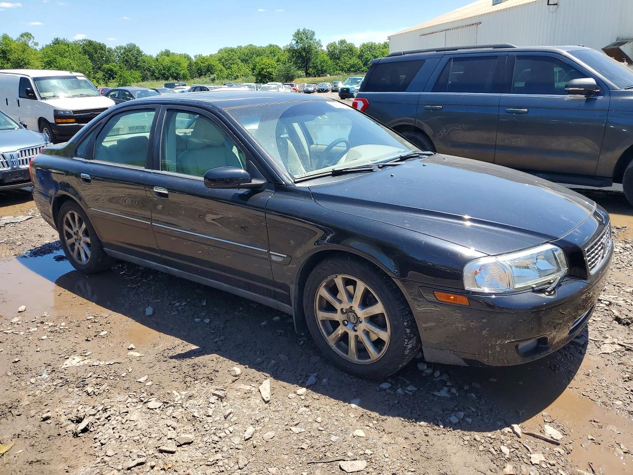 2005 Volvo S80 2.5t Black vin: YV1TH592551406147