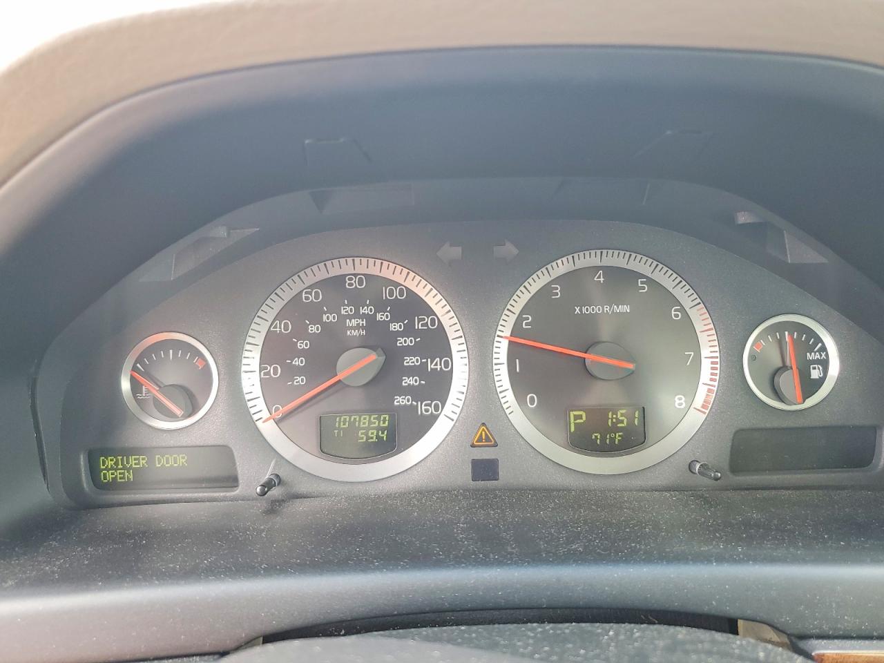 2006 Volvo S80 2.5t Gray vin: YV1TH592561428618