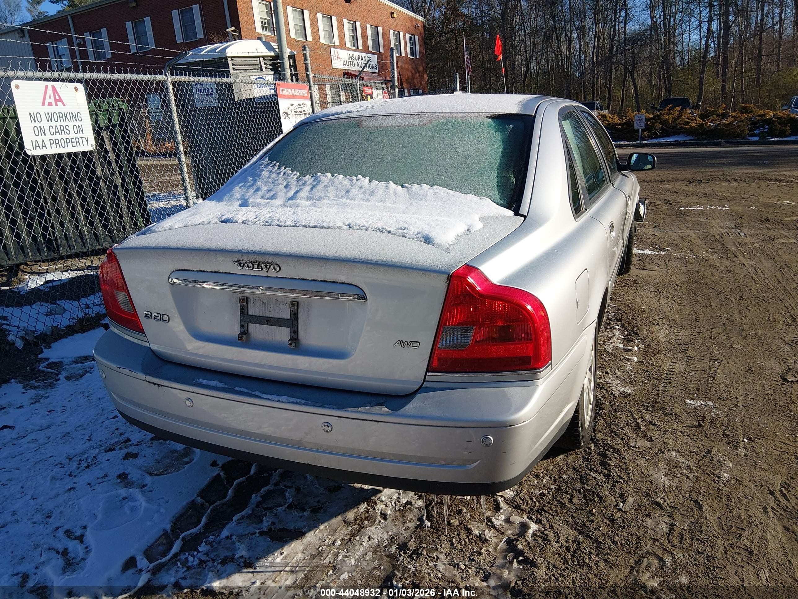 2006 Volvo S80 2.5t Silver vin: YV1TH592561440090