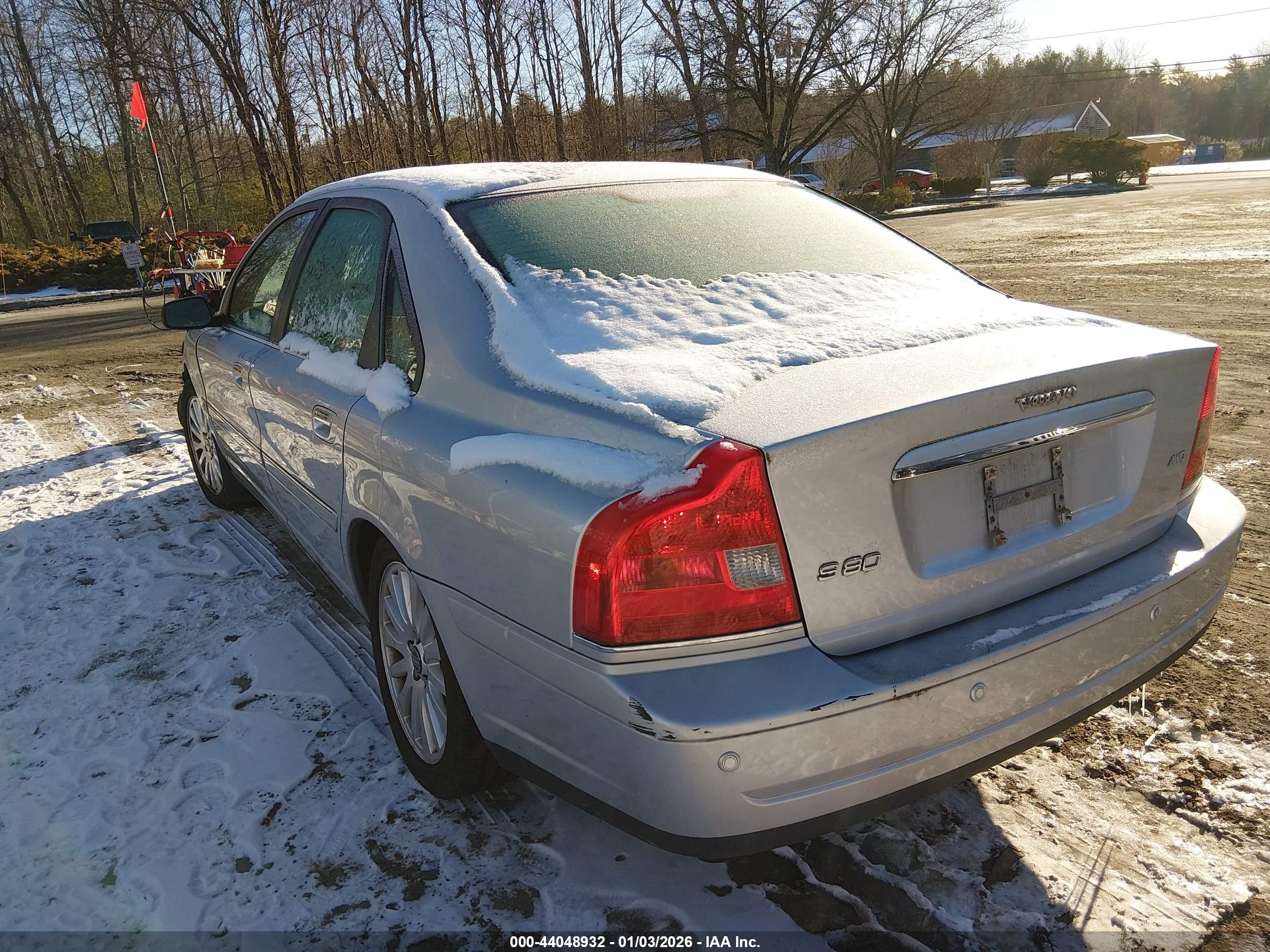 2006 Volvo S80 2.5t Silver vin: YV1TH592561440090
