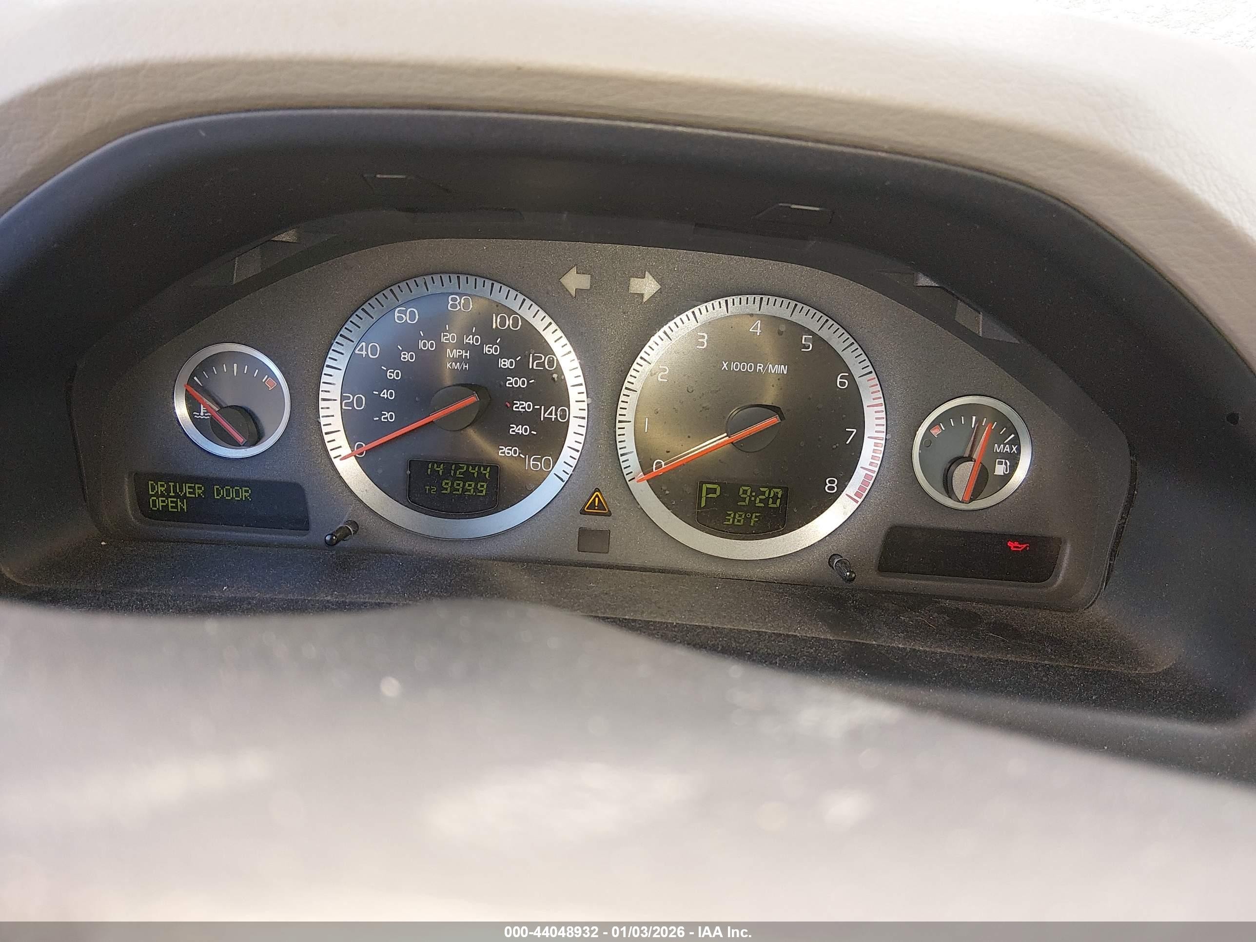 2006 Volvo S80 2.5t Silver vin: YV1TH592561440090