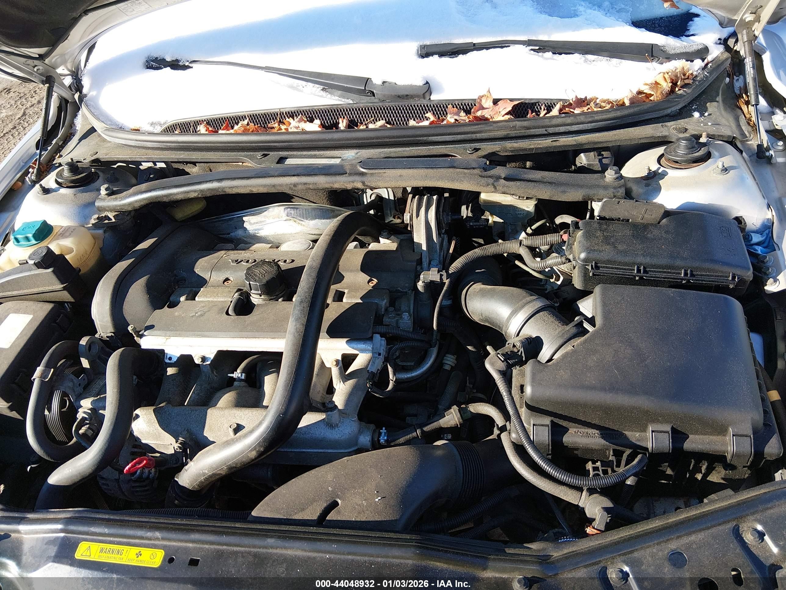 2006 Volvo S80 2.5t Silver vin: YV1TH592561440090