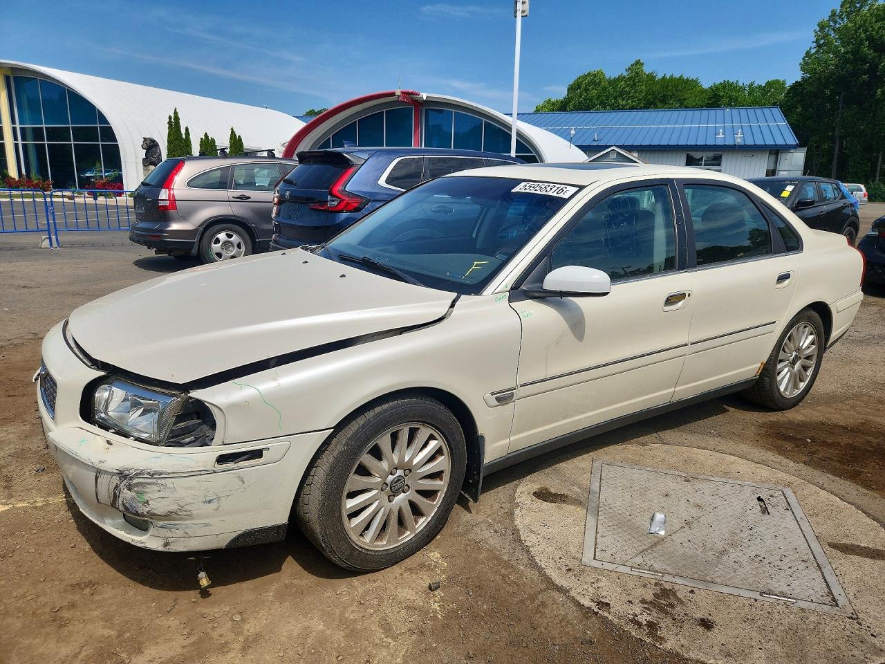 2006 Volvo S80 2.5t Белый vin: YV1TH592761428328