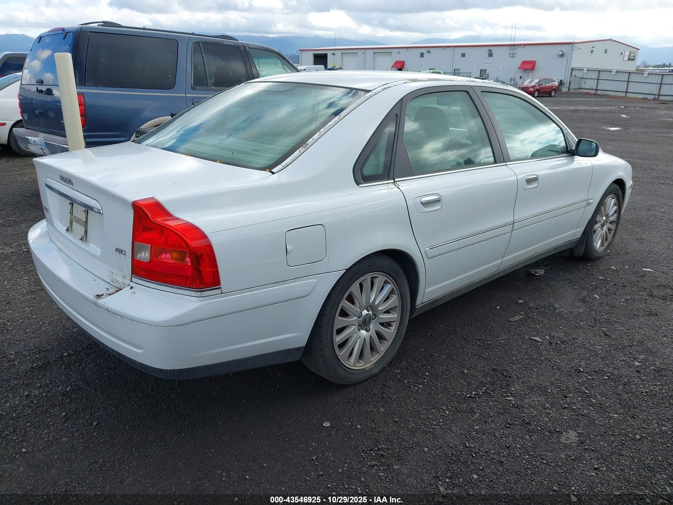 2006 Volvo S80 2.5t White vin: YV1TH592761435991