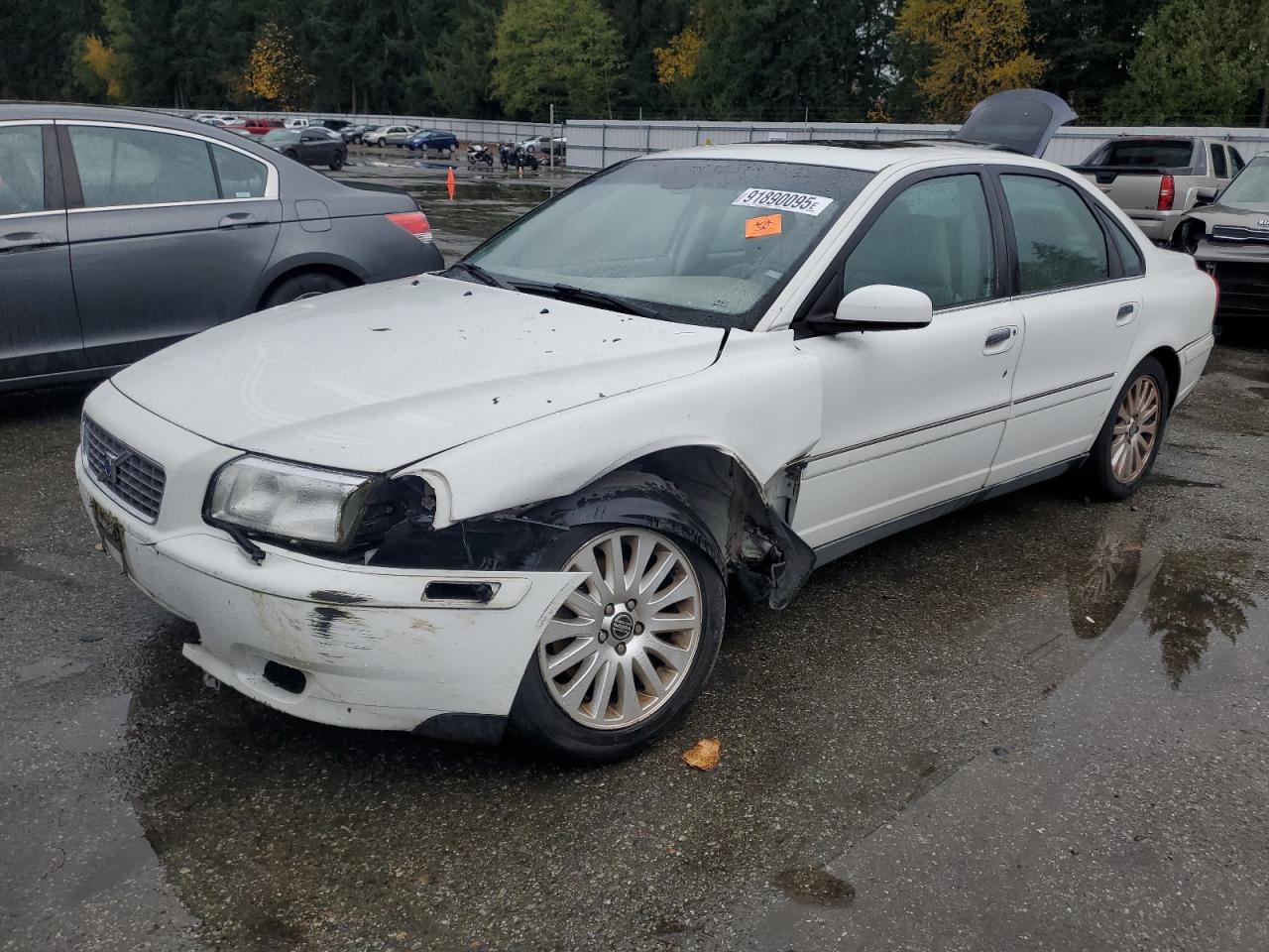 2006 Volvo S80 2.5t White vin: YV1TH592761446019