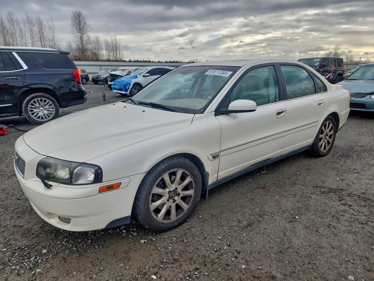 2005 Volvo S80 2.5t White vin: YV1TH592951395749