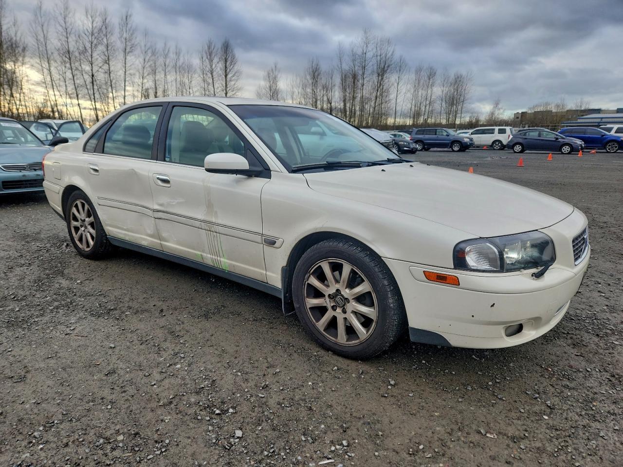 2005 Volvo S80 2.5t White vin: YV1TH592951395749