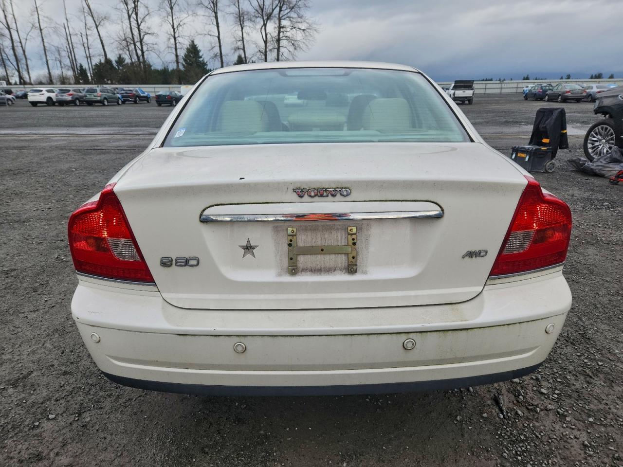 2005 Volvo S80 2.5t White vin: YV1TH592951395749