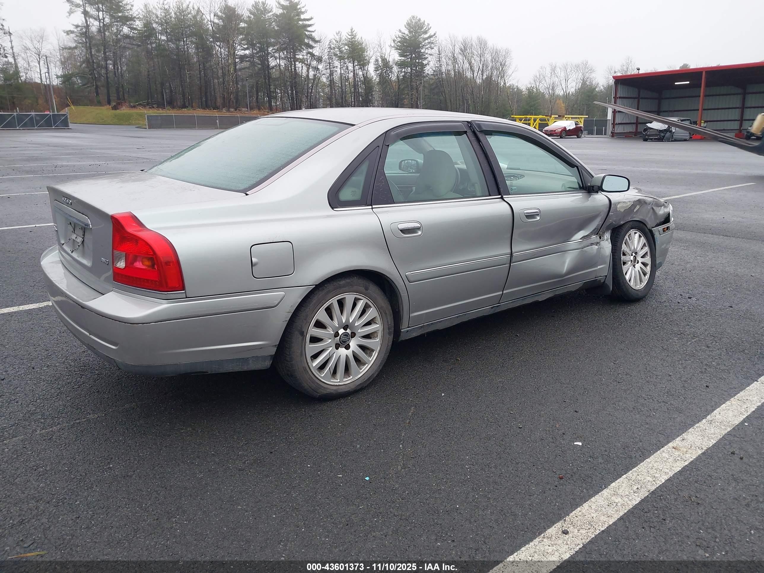 2005 Volvo S80 2.5t/2.5t Awd Silver vin: YV1TH592951398683