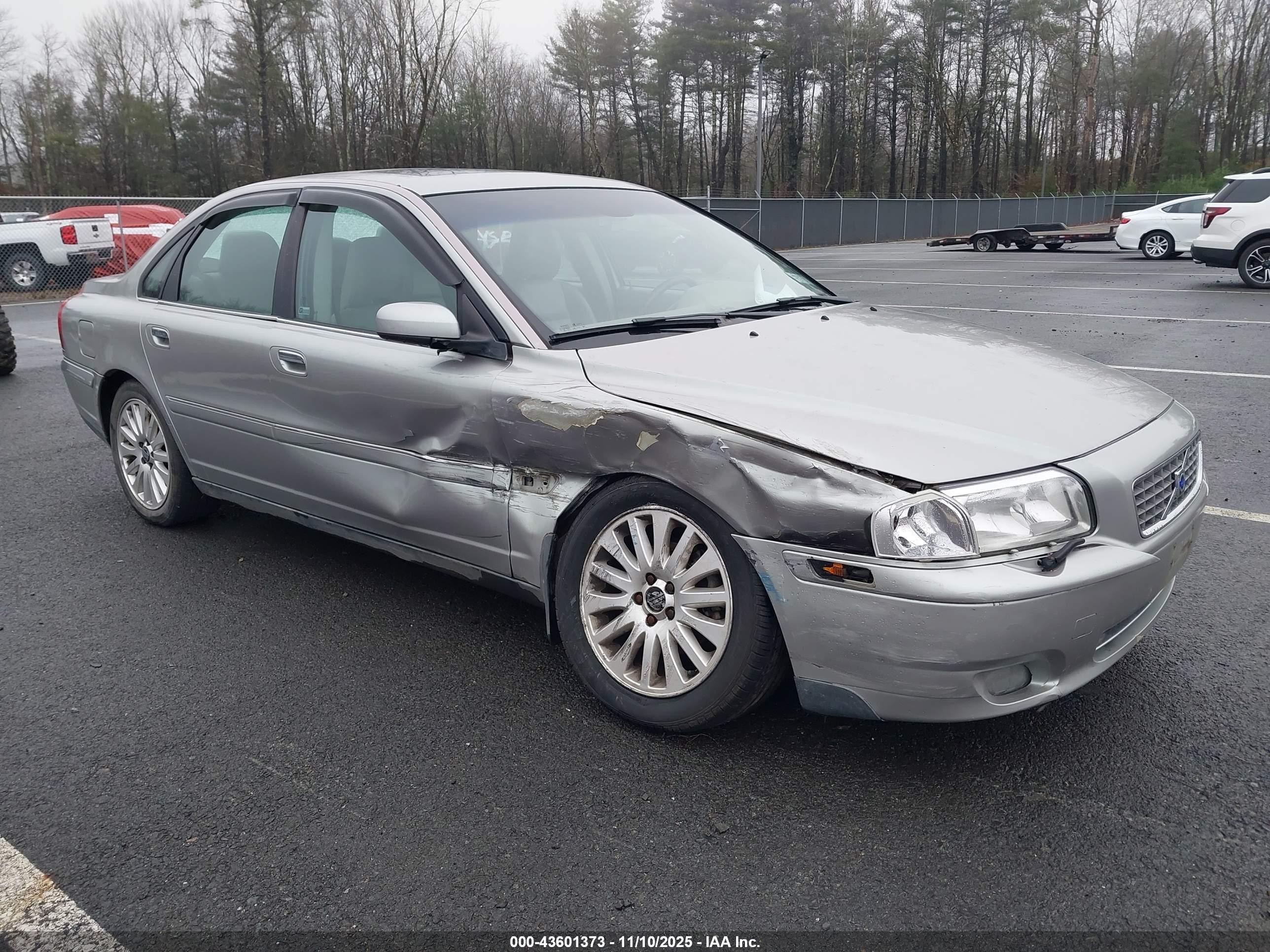 2005 Volvo S80 2.5t/2.5t Awd Серебряный vin: YV1TH592951398683